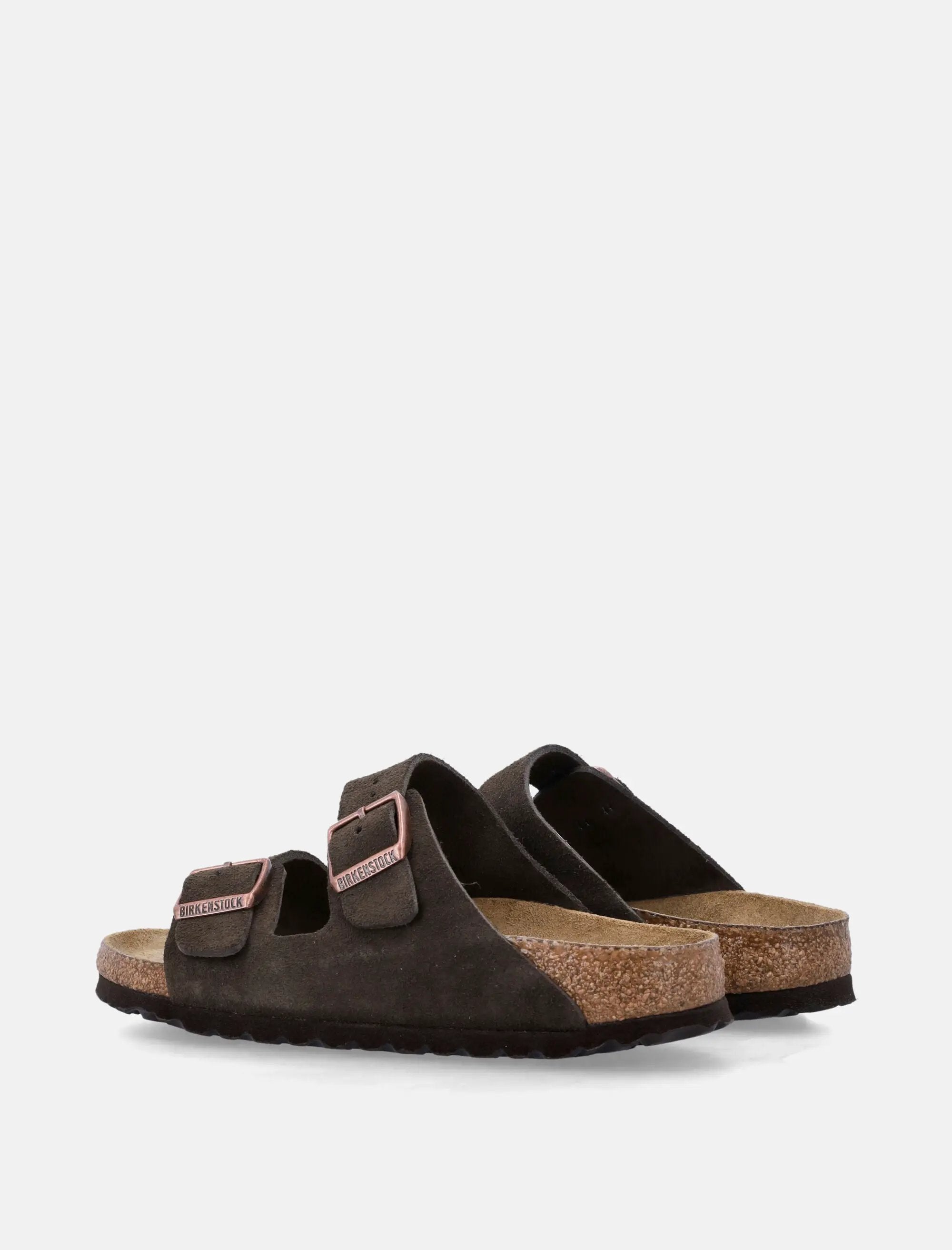 Arizona Suede Flat Sandals In Mocca Birkenstock – Гарантія оригінальності – збільшений вид - BIRKENSTOCK