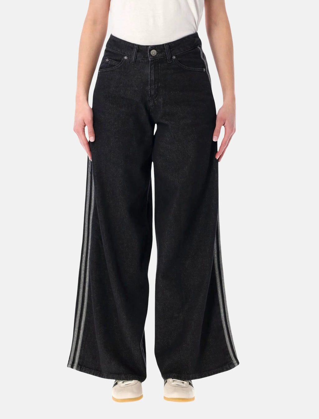 Оригінальна Firebird Adilenium Denim Track Pants Adidas – боковий вид