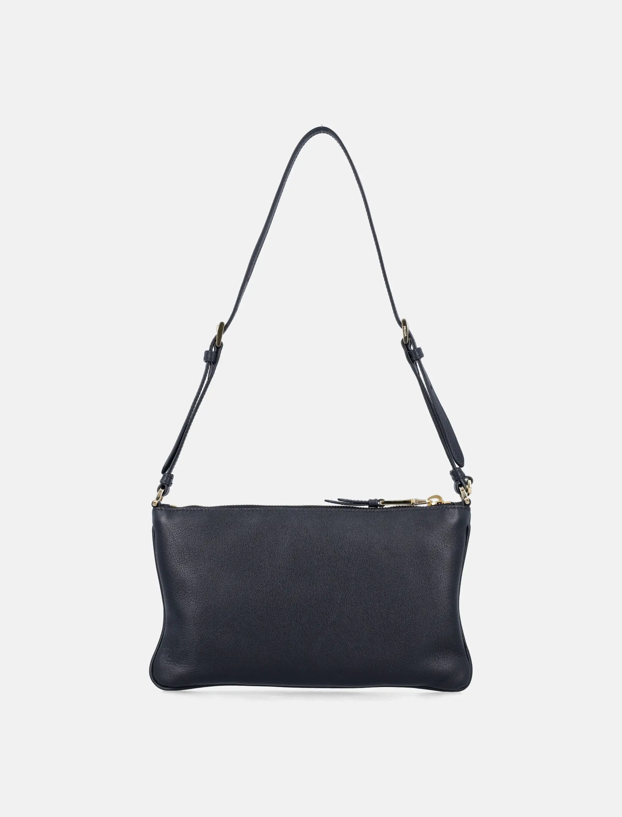 Leather Pouch With Logo Prada – Гарантія оригінальності – збільшений вид