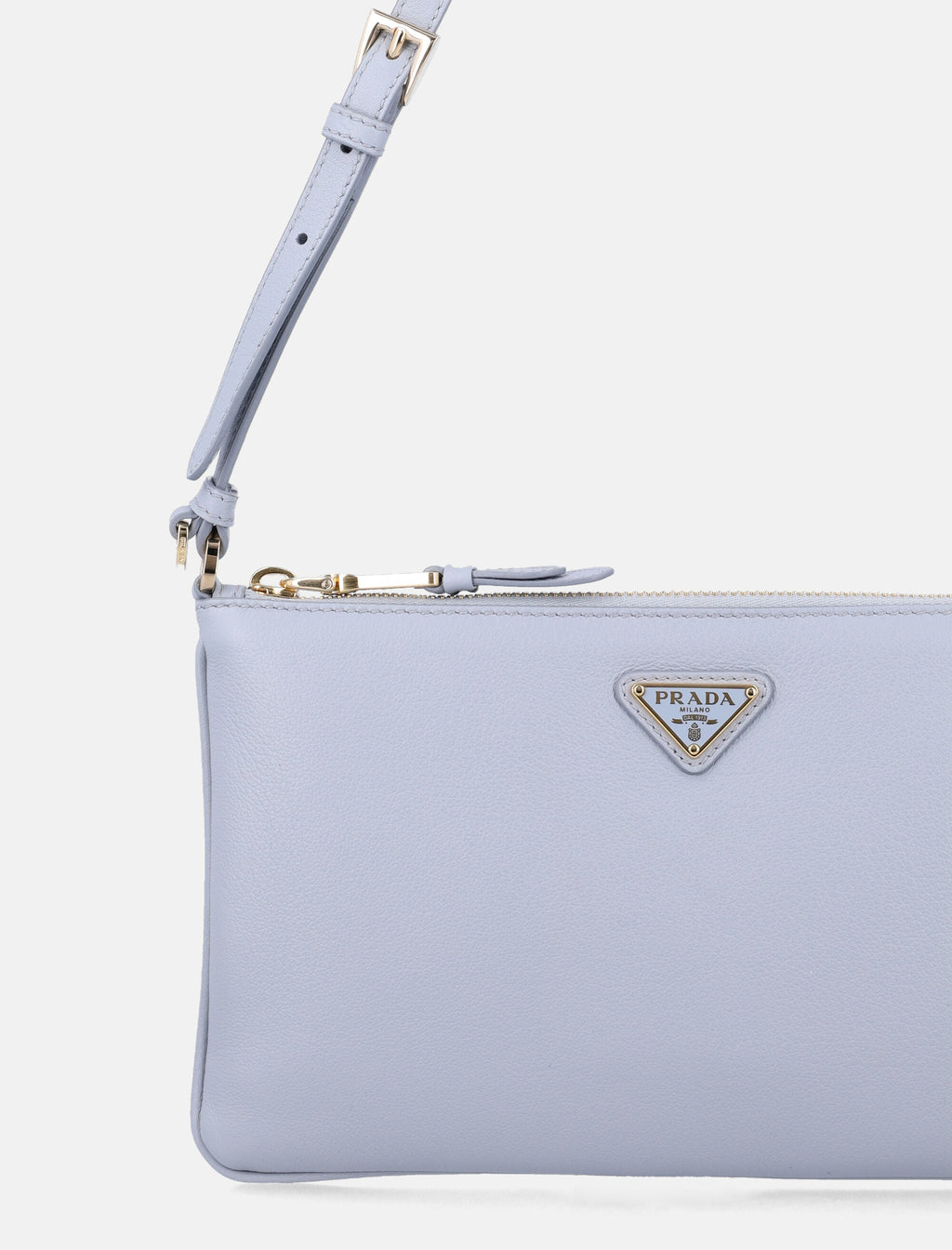 Leather Pouch With Logo Prada – Гарантія оригінальності – вид 11