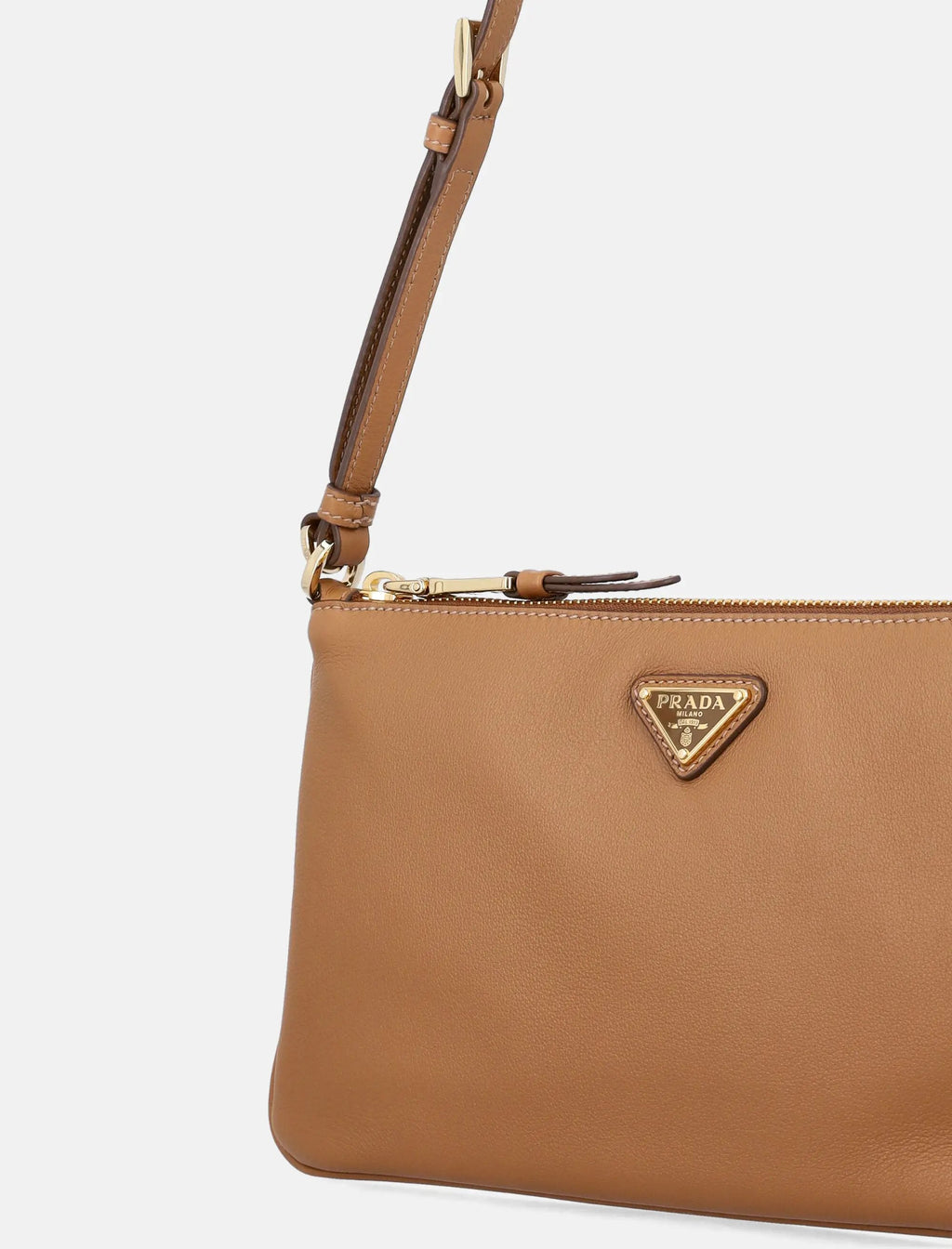 Leather Pouch With Logo Prada – Гарантія оригінальності – вид ззаду