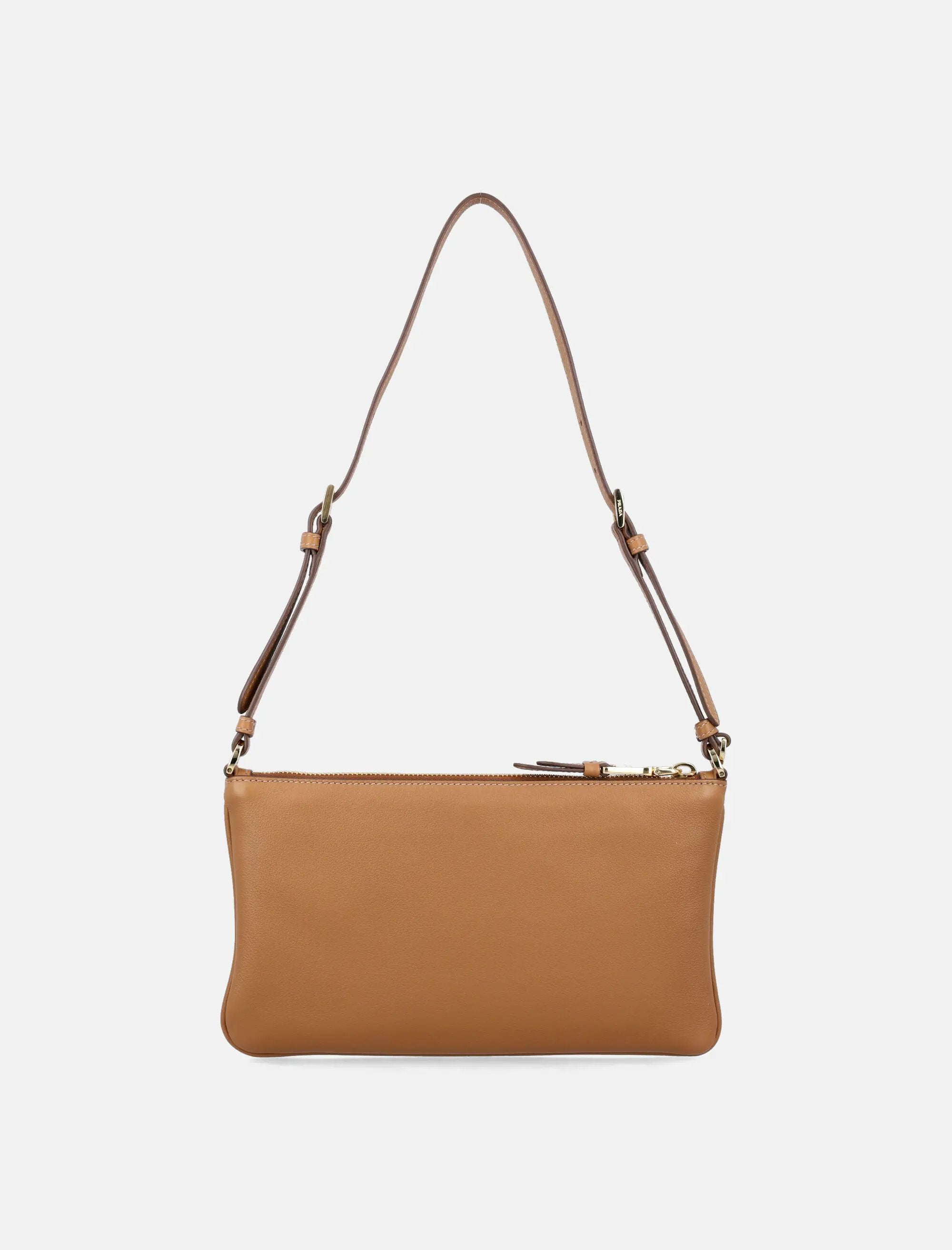 Leather Pouch With Logo Prada – Гарантія оригінальності – збільшений вид