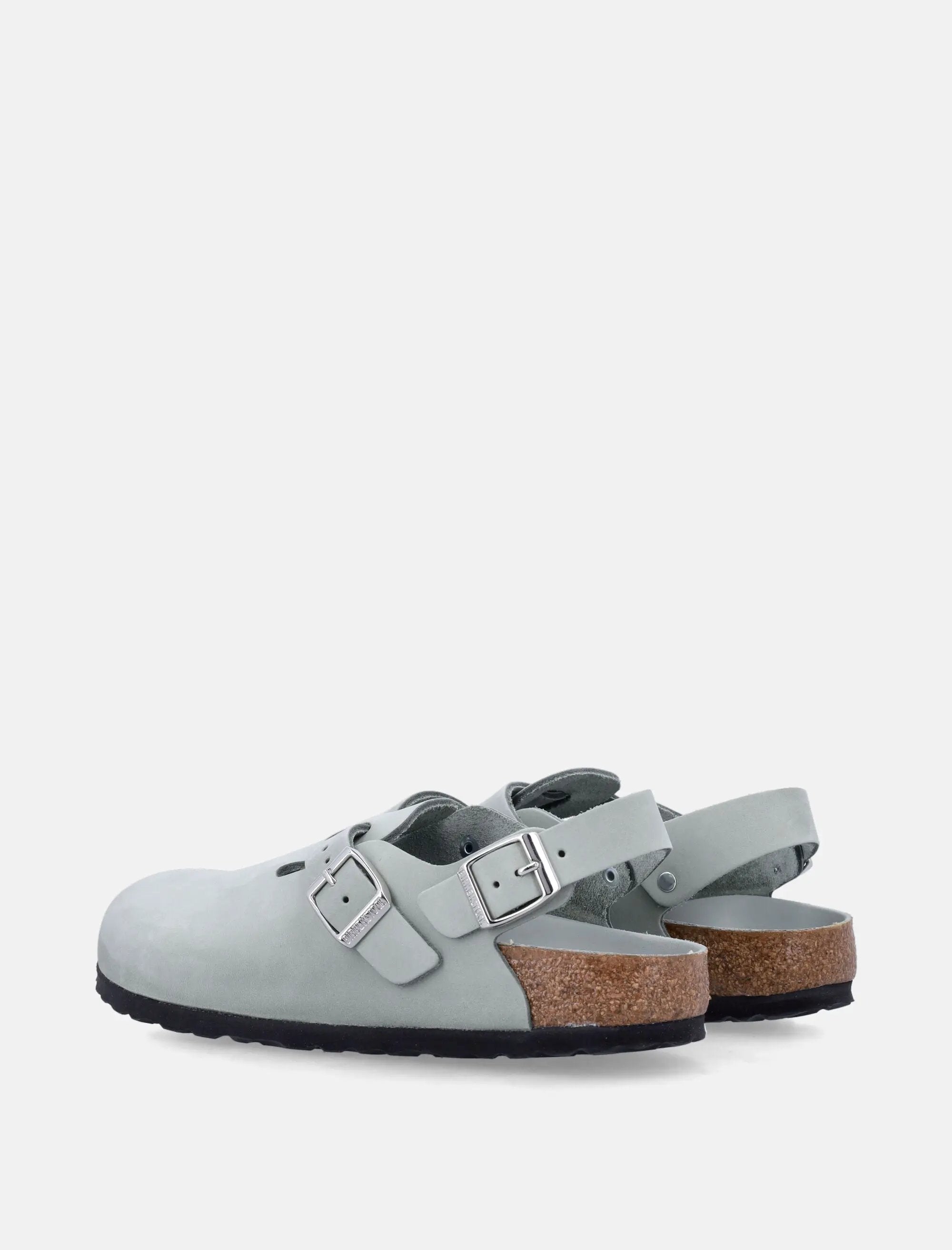 Оригінальна Tokio Nubuk In Pure Sage Leather Clog Birkenstock – збільшений вид - BIRKENSTOCK