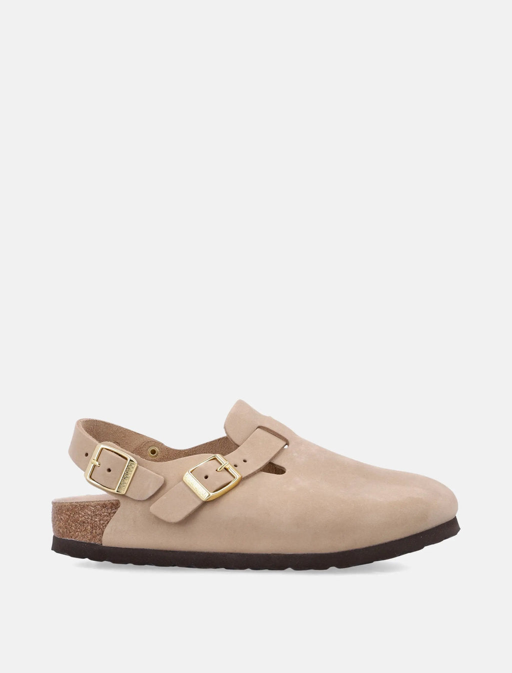 Tokio Nubuk In Sandcastle Leather Clog Birkenstock оригінал – Купити в Україні – боковий вид