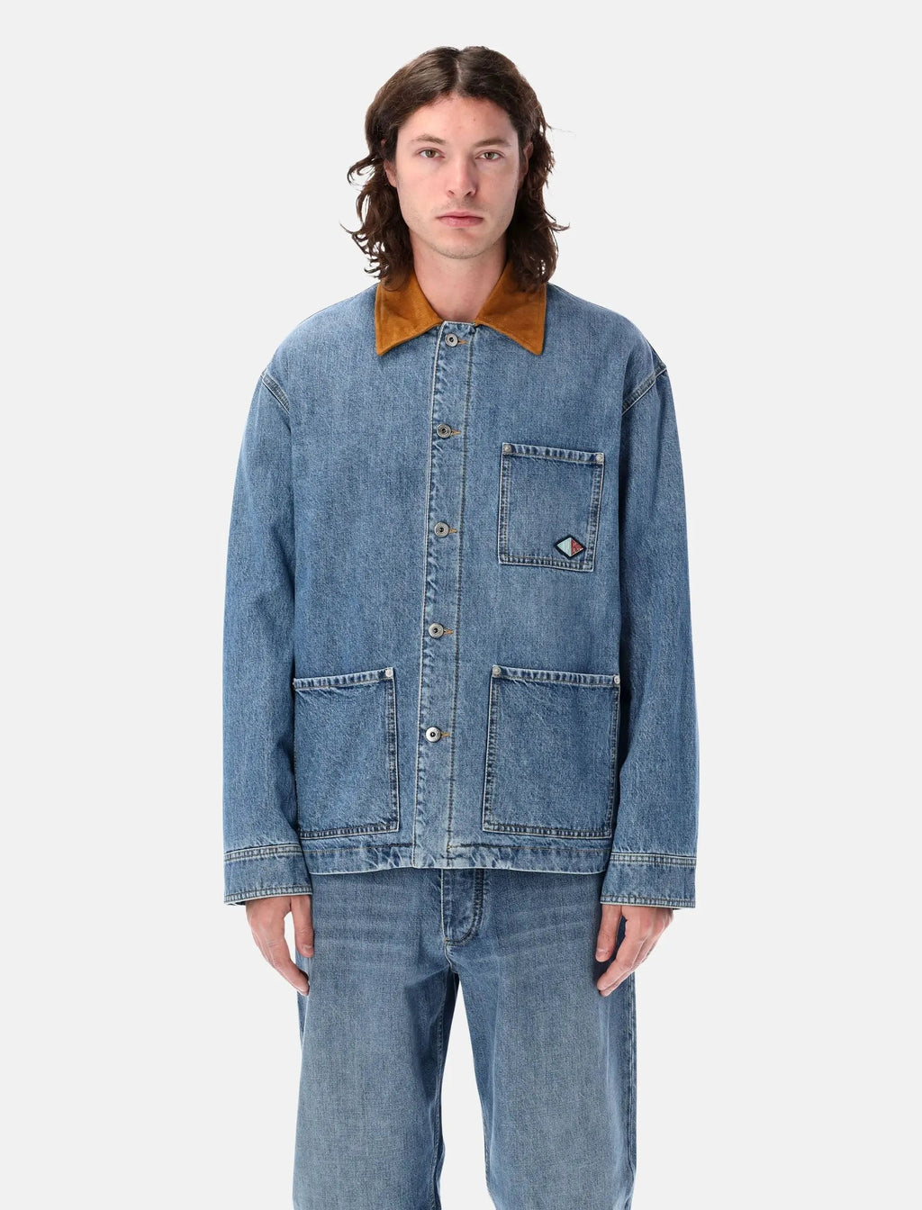Vintage Padded Denim Jacket Bottega veneta – Гарантія оригінальності – боковий вид