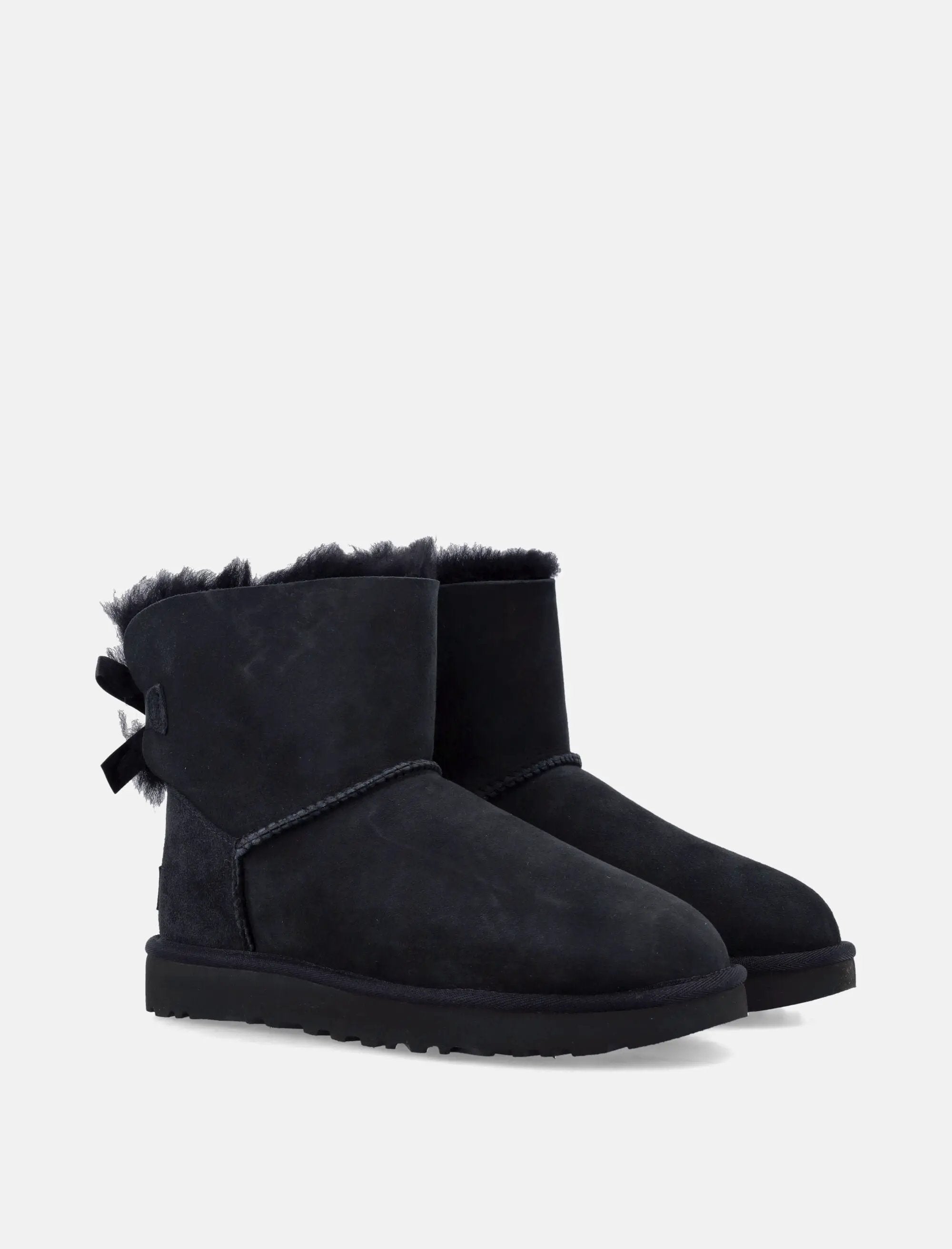 Оригінальна Womens Mini Bailey Bow II Suede Boots Ugg – вид ззаду