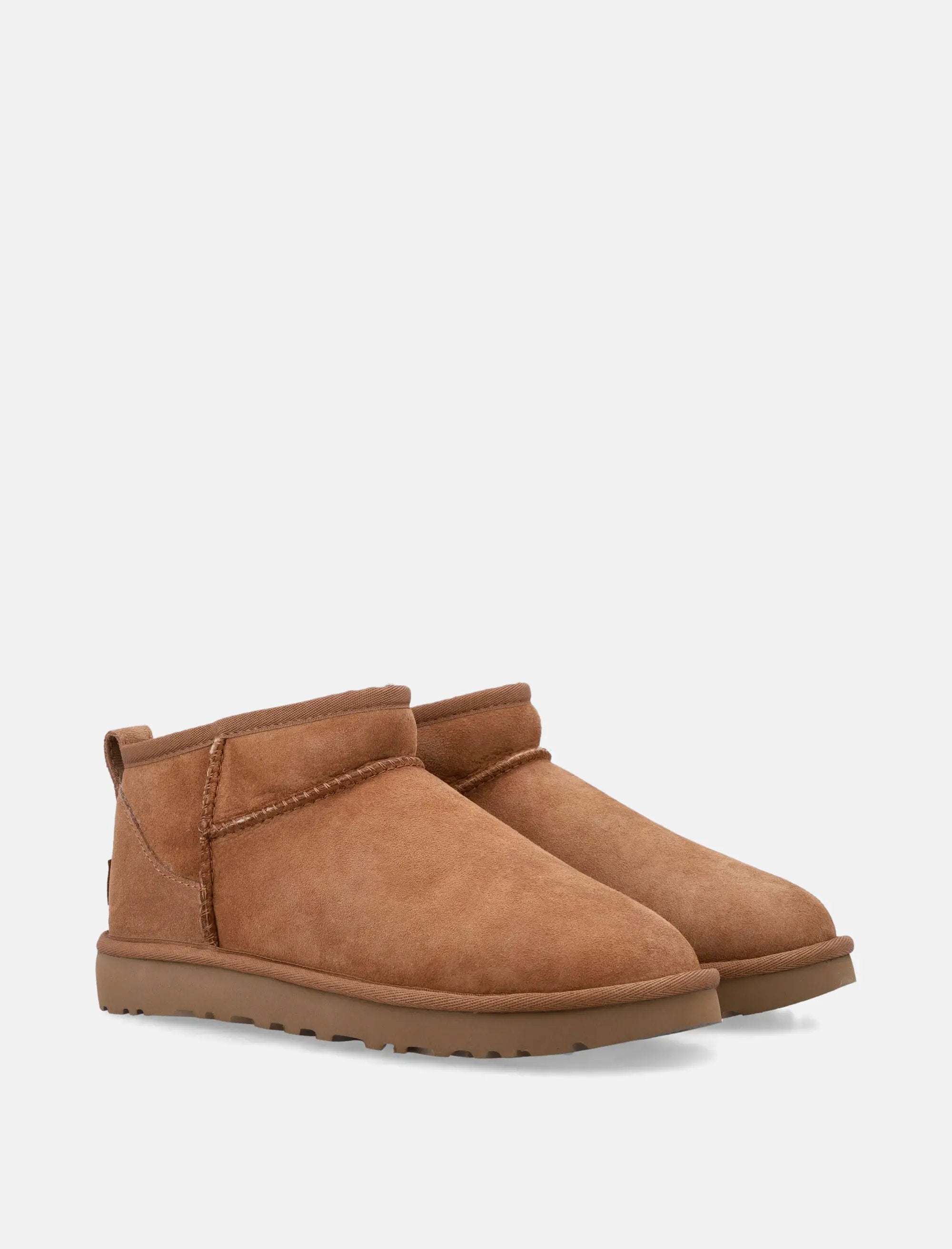 Оригінальна Classic Ultra Mini Suede Boots For Woman Ugg – вид ззаду