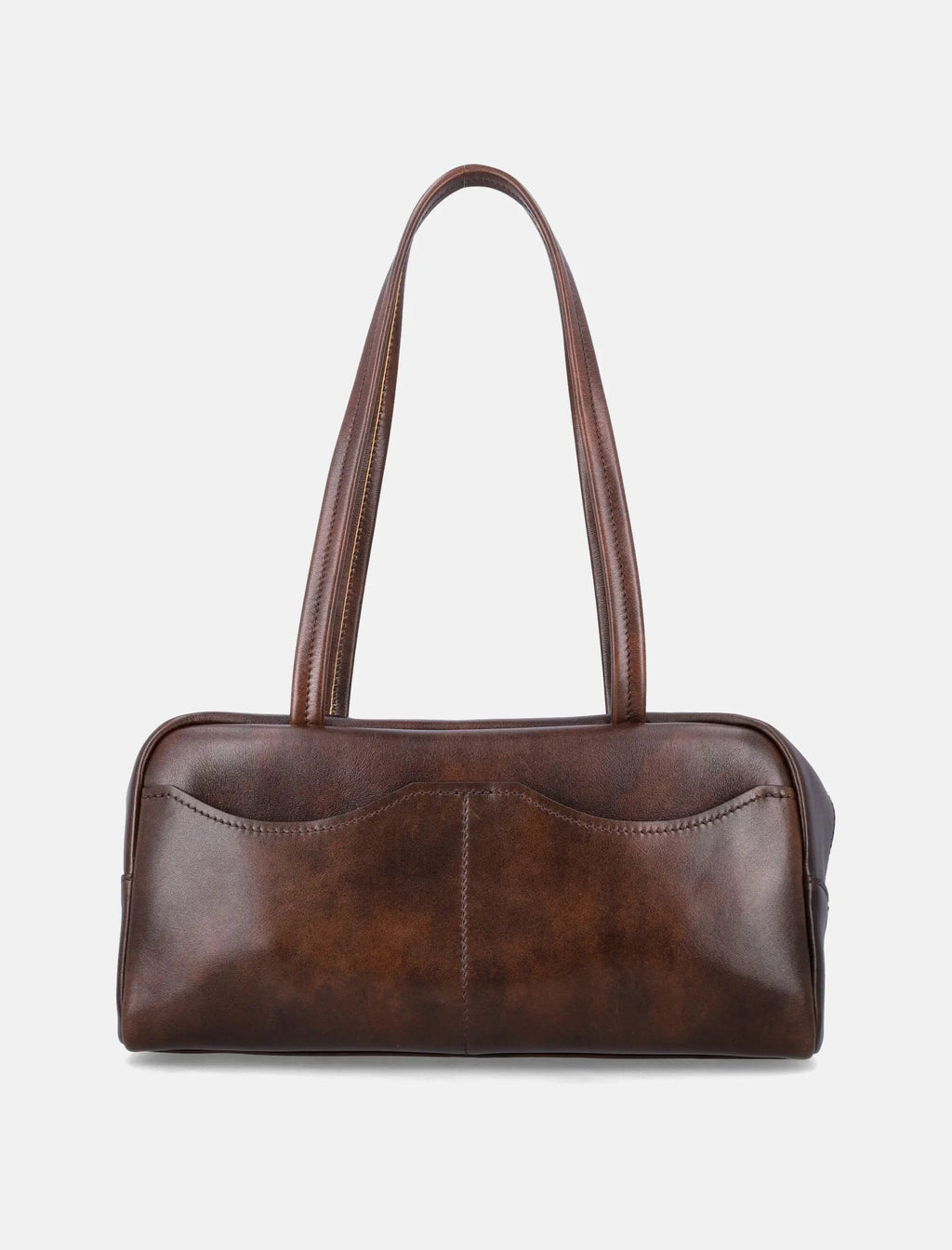Оригінальна Carry Large Antiqued Leather Top Handle Bag Prada – збільшений вид