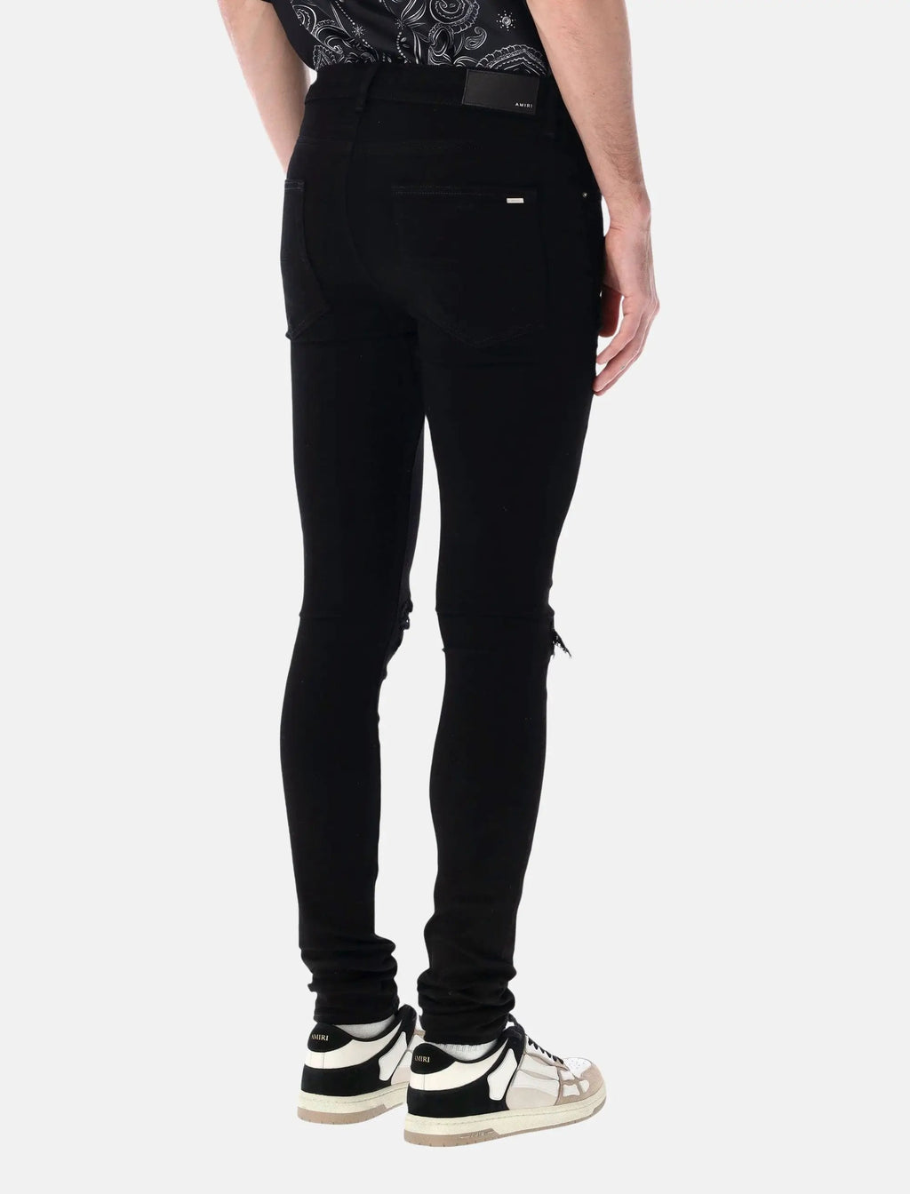 Оригінальна Mx1 Stretch Denim Jeans Amiri – вид ззаду
