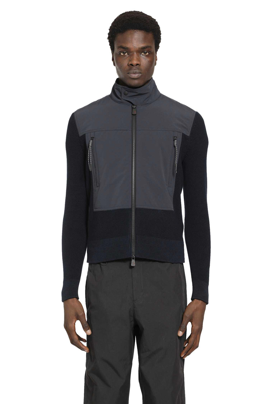 Padded Zip-Up Cotton Cardigan Moncler оригінал – Купити в Україні – вид ззаду