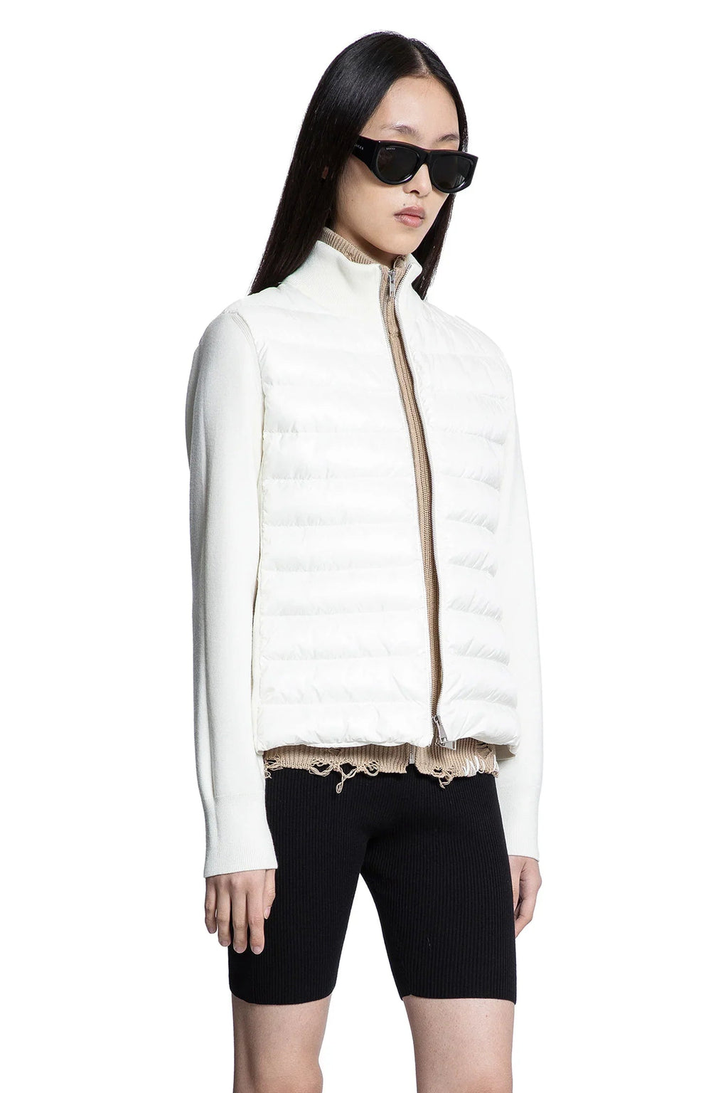 Woman White Knitwear Moncler оригінал – Купити в Україні – боковий вид