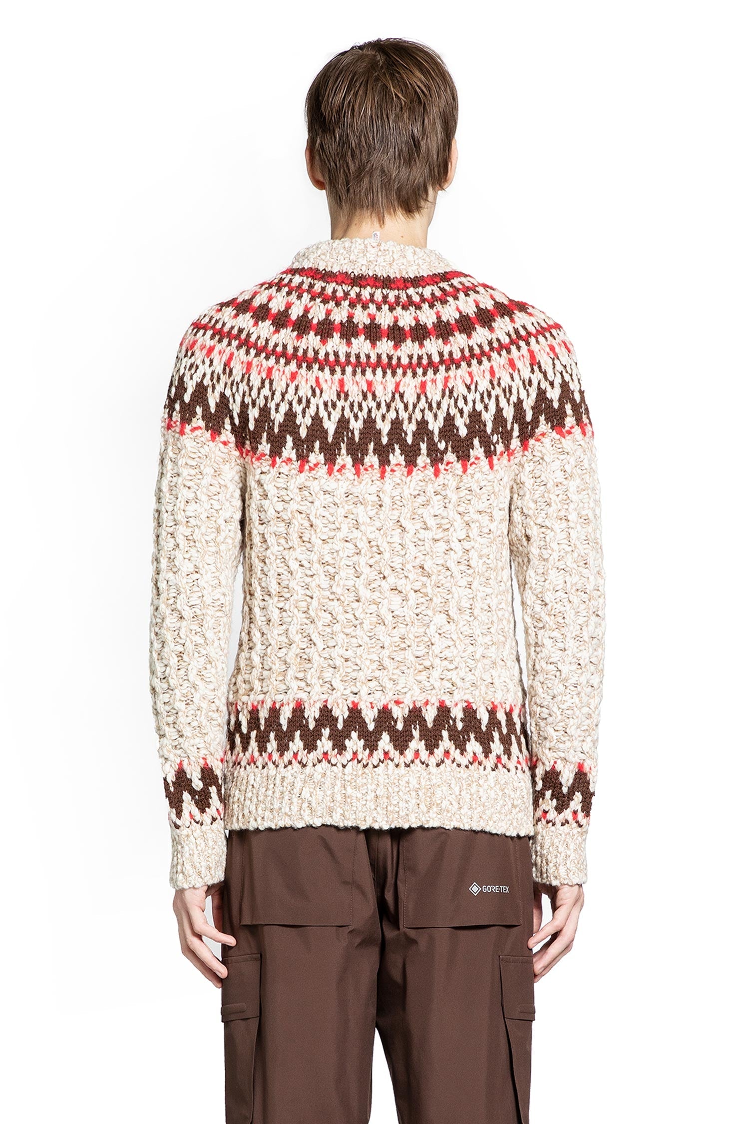 Geometric Jacquard Wool Sweater Moncler оригінал – Купити в Україні – детальний вид