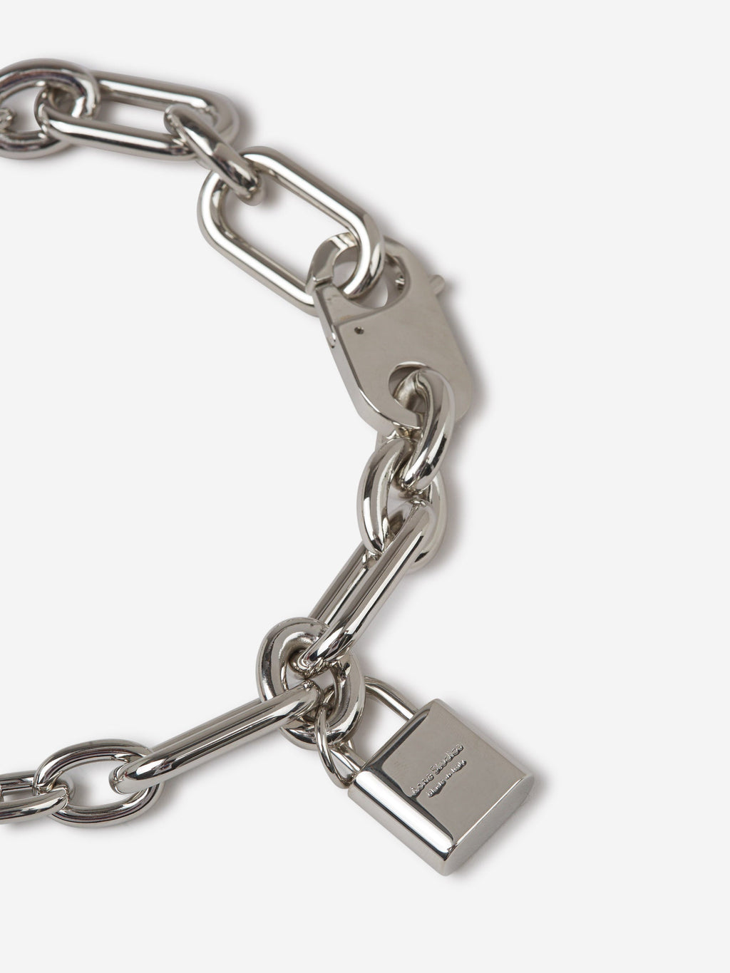 Padlock Chain Bracelet Acne studios – Гарантія оригінальності – вид ззаду