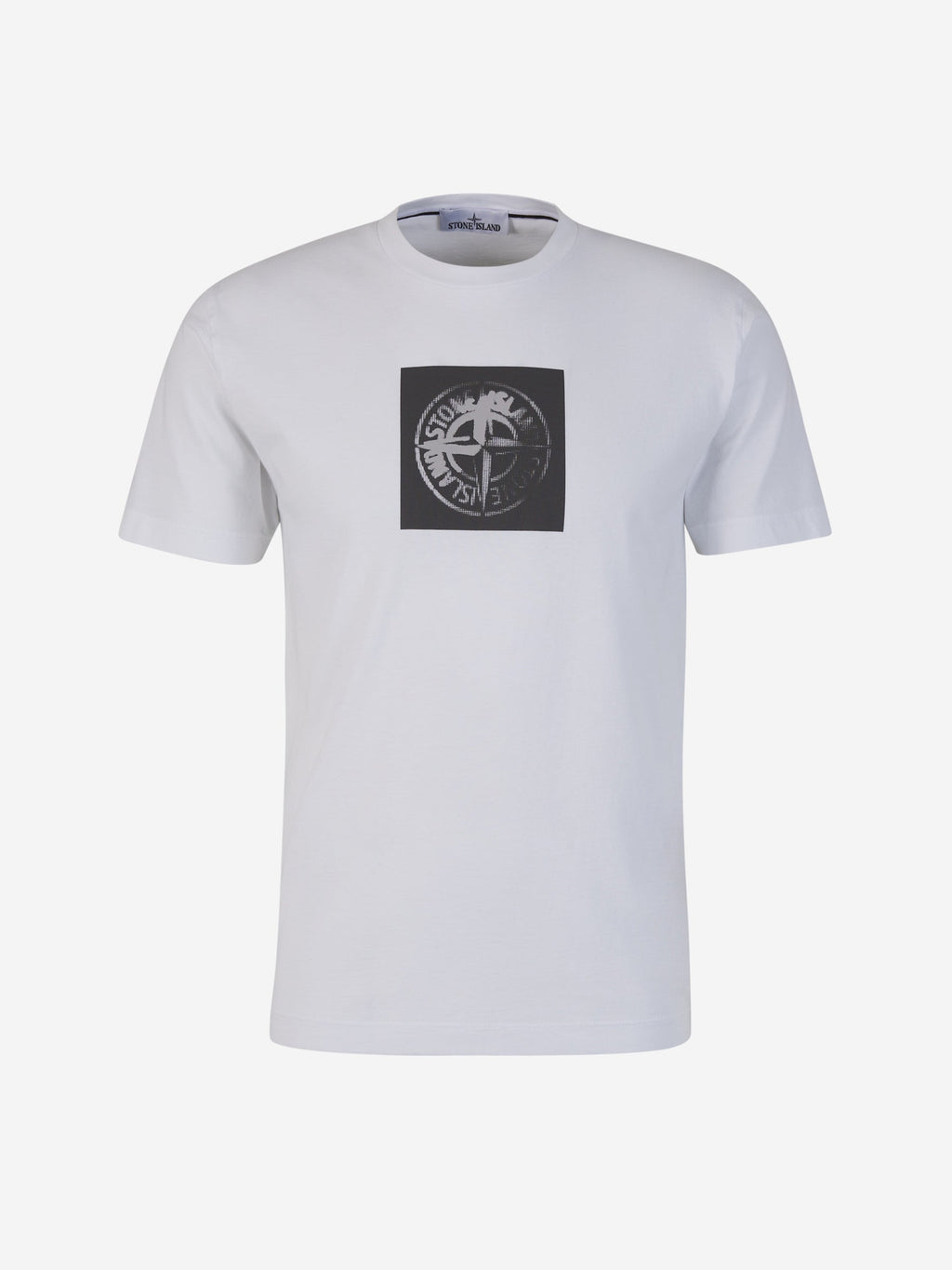 Printed Cotton T-Shirt Stone island – Гарантія оригінальності – боковий вид