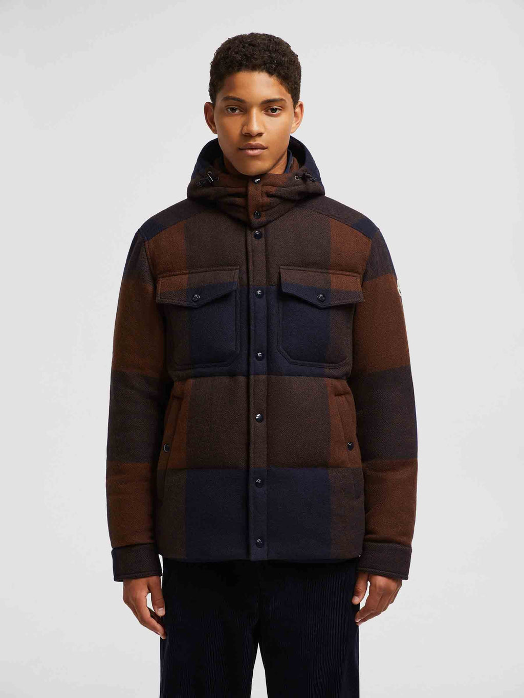 Wool Quilted Jacket Moncler оригінал – Купити в Україні – вид ззаду