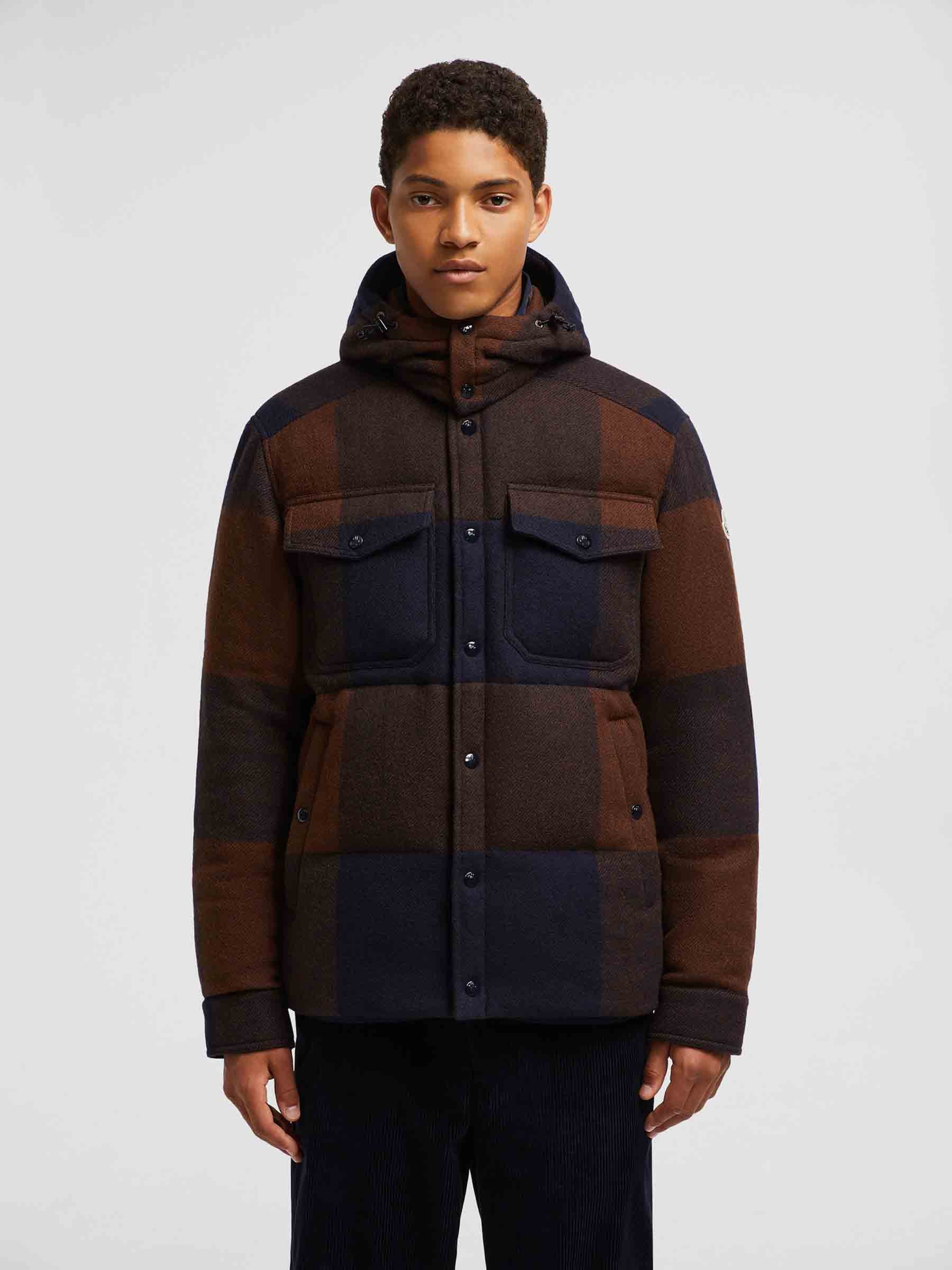 Wool Quilted Jacket Moncler оригінал – Купити в Україні – вид ззаду