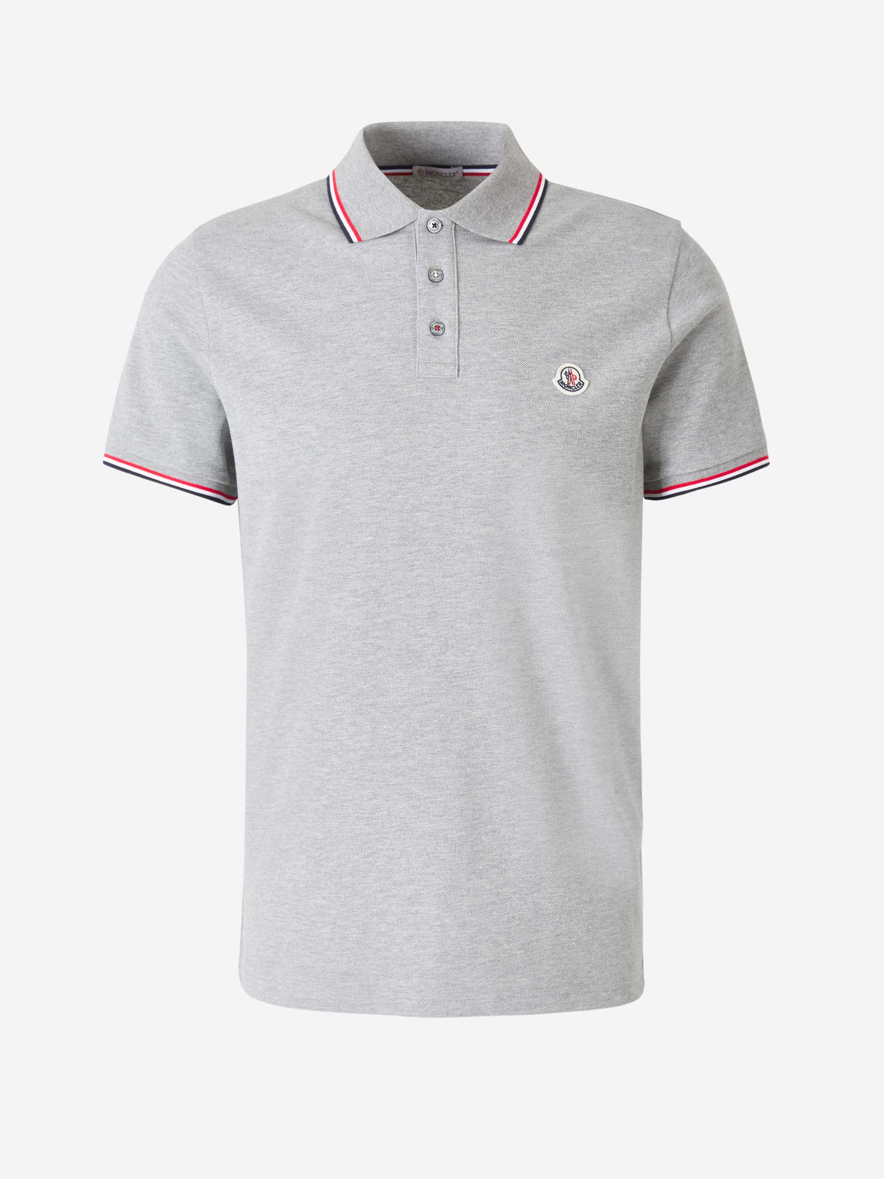 Оригінальна Tricolor Logo Polo Moncler – боковий вид