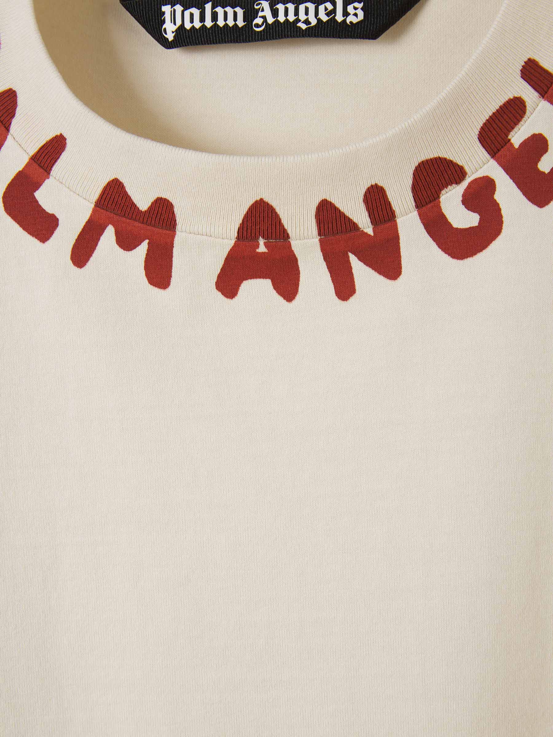 Printed Logo T-Shirt Palm angels – Гарантія оригінальності – детальний вид