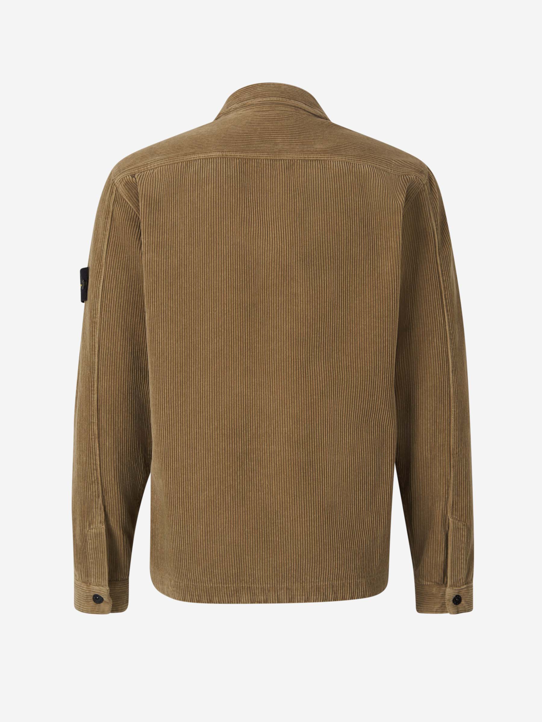 Logo Corduroy Jacket Stone island – Гарантія оригінальності – детальний вид