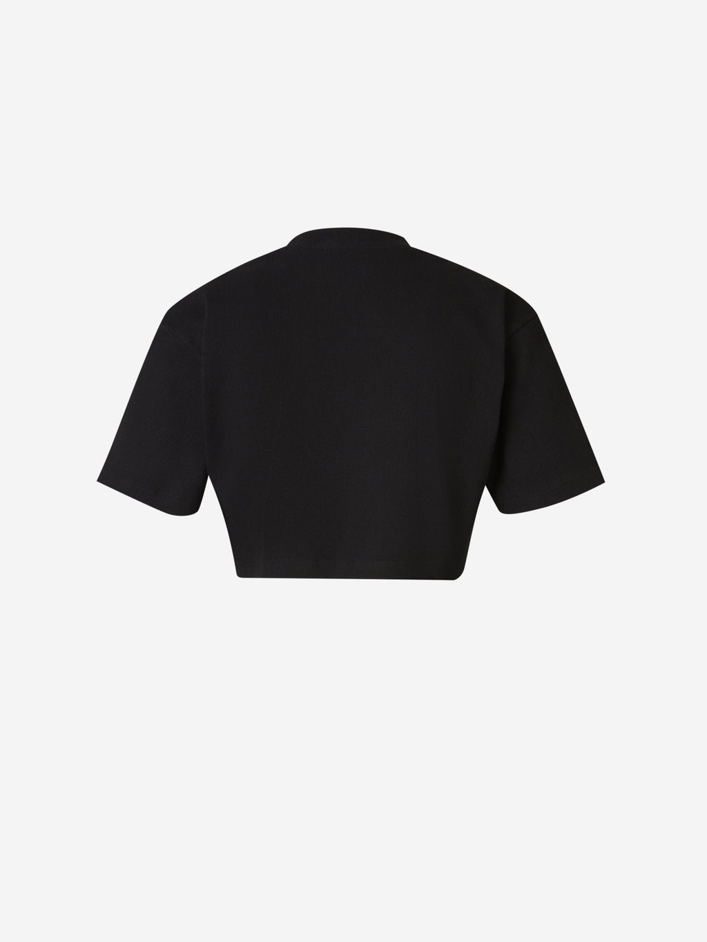Cropped Logo T-Shirt Off-white – Гарантія оригінальності – вид ззаду