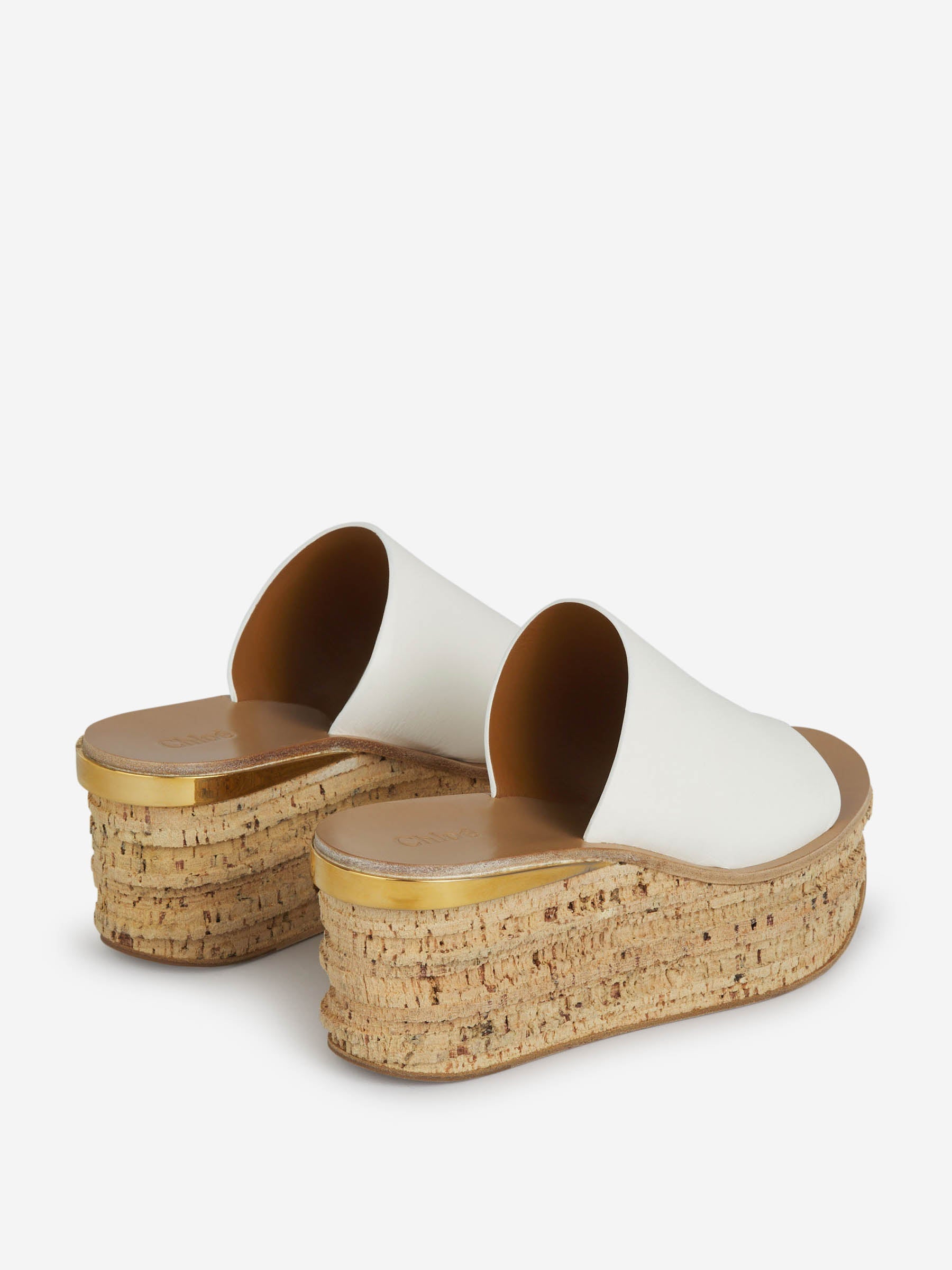 Оригінальна Leather Platform Mules Chloe – детальний вид