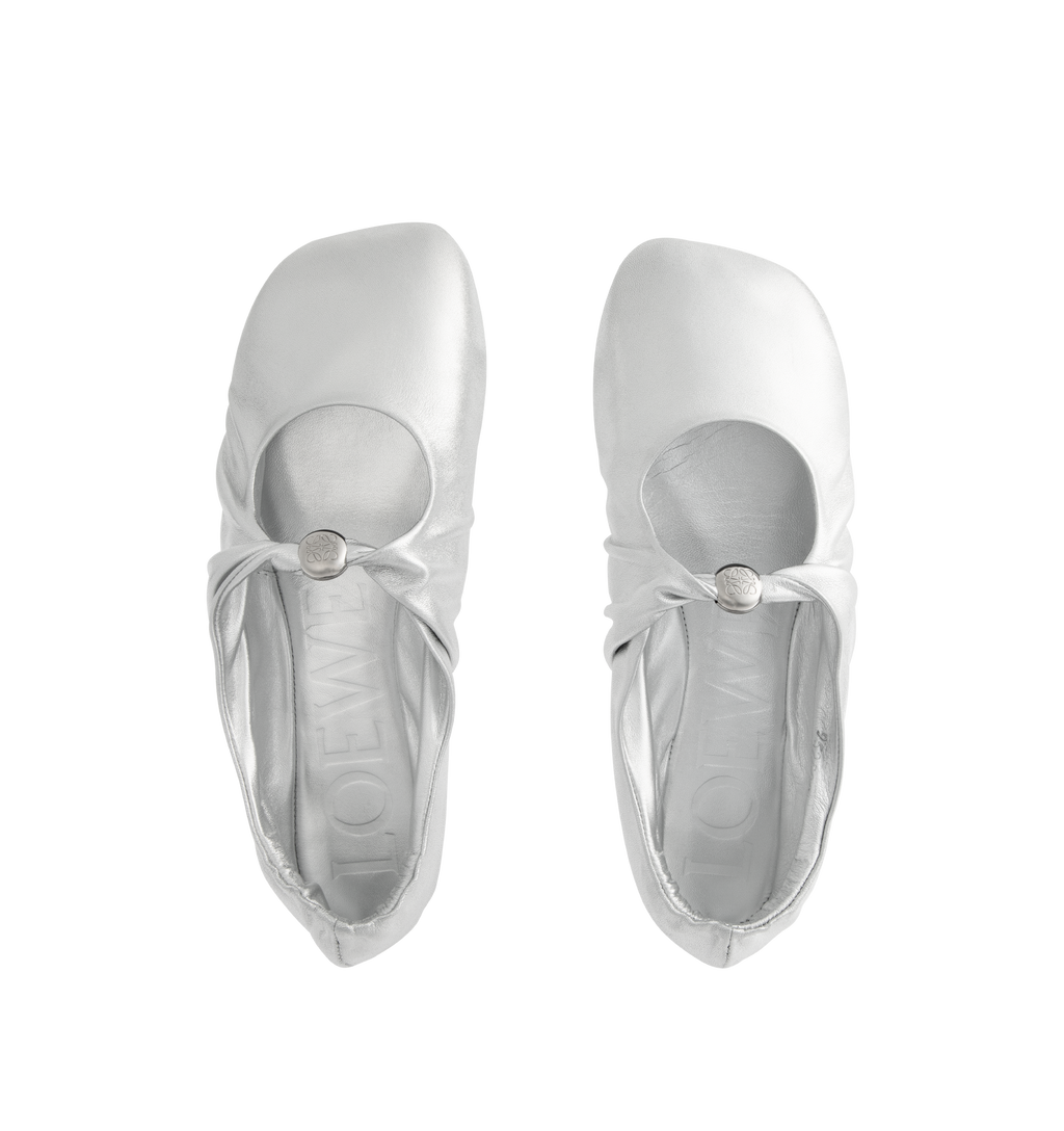 Оригінальна Pebble Soft Ballerina Flat Loewe – збільшений вид