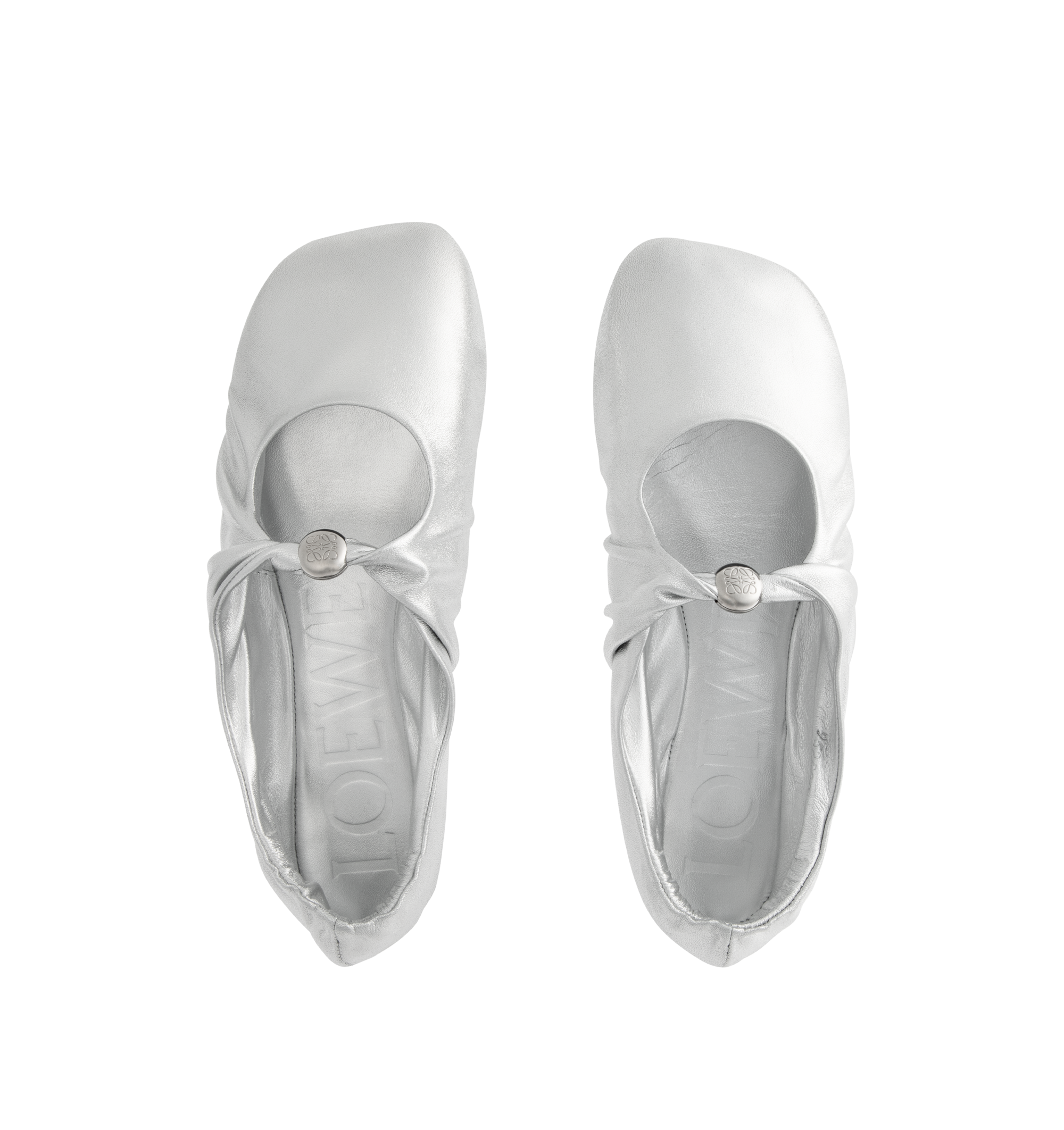 Оригінальна Pebble Soft Ballerina Flat Loewe – збільшений вид