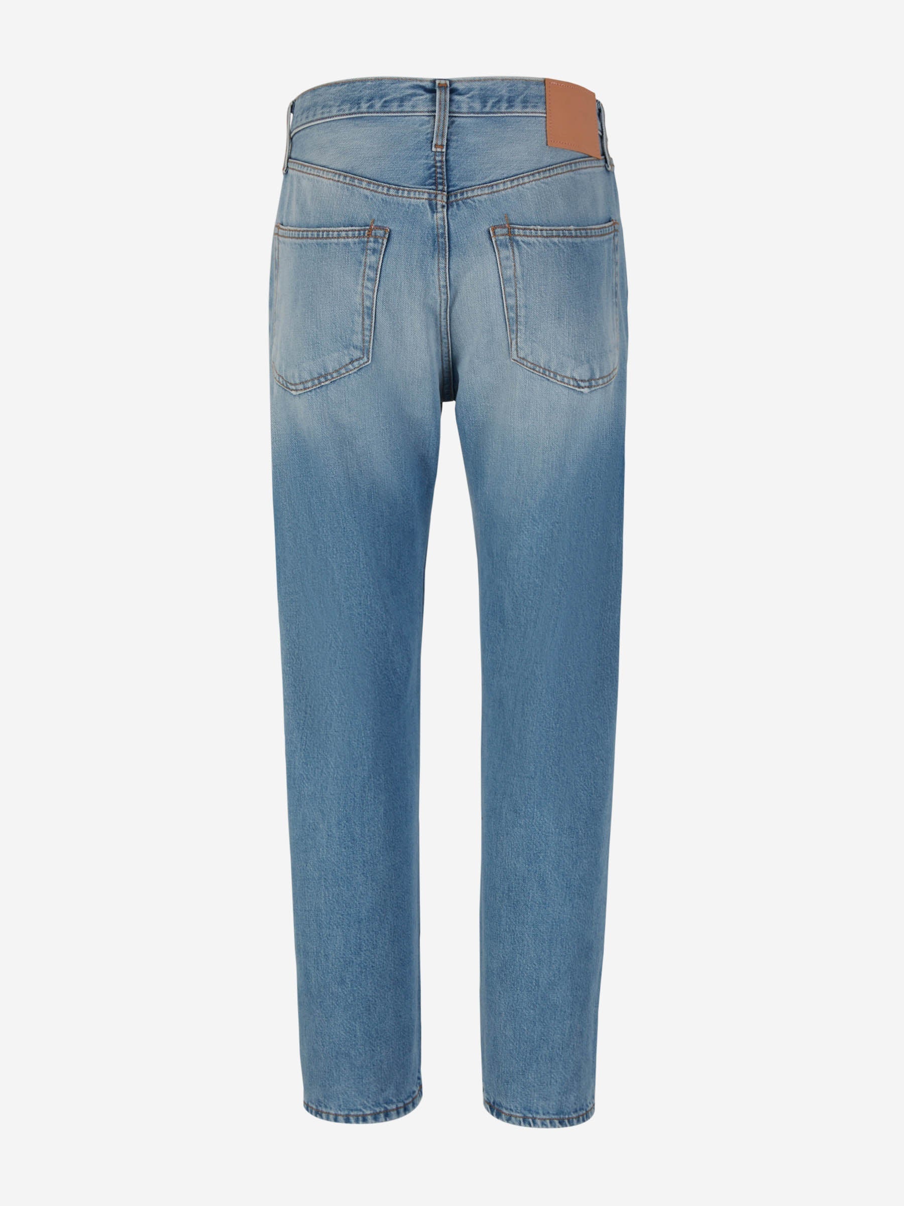 Straight Cotton Jeans Acne studios – Гарантія оригінальності – вид ззаду