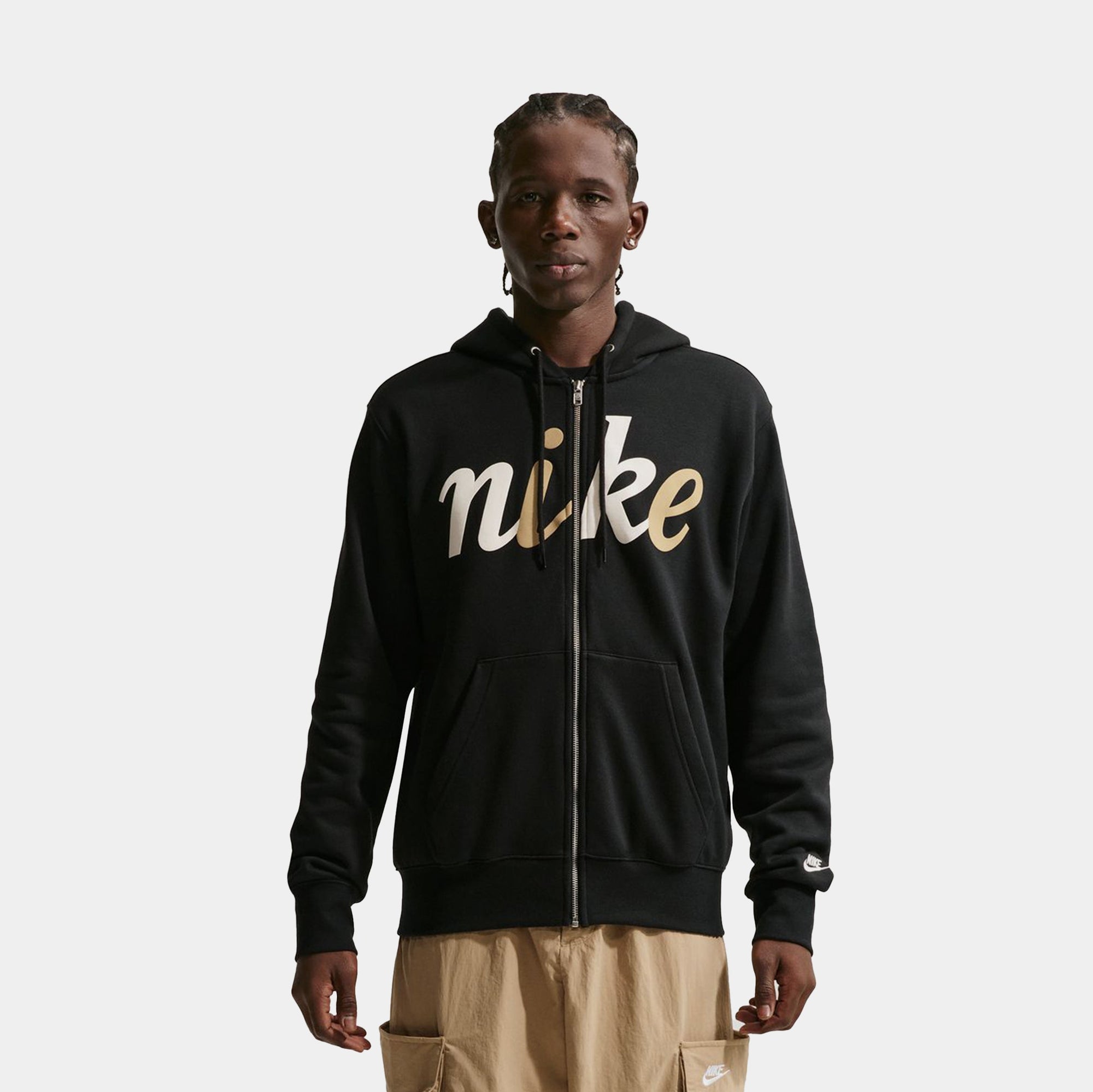 Оригінальна Nsw Club Fleece Zip Up Mens Hoodie Nike – боковий вид - NIKE