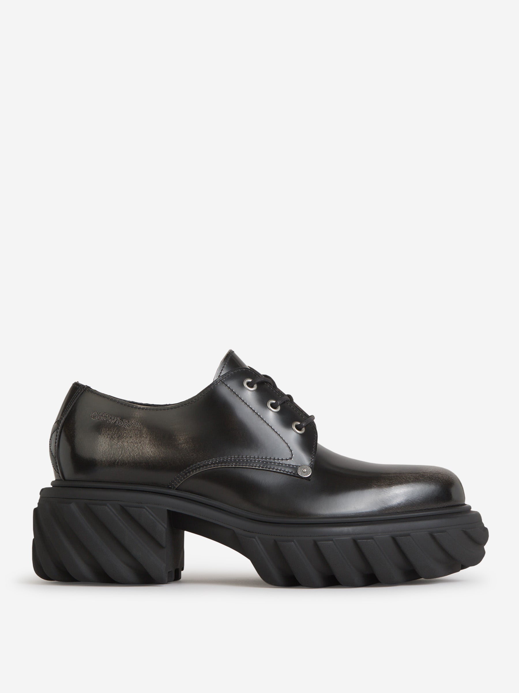 Laces Derby Shoes Off-white – Гарантія оригінальності – боковий вид