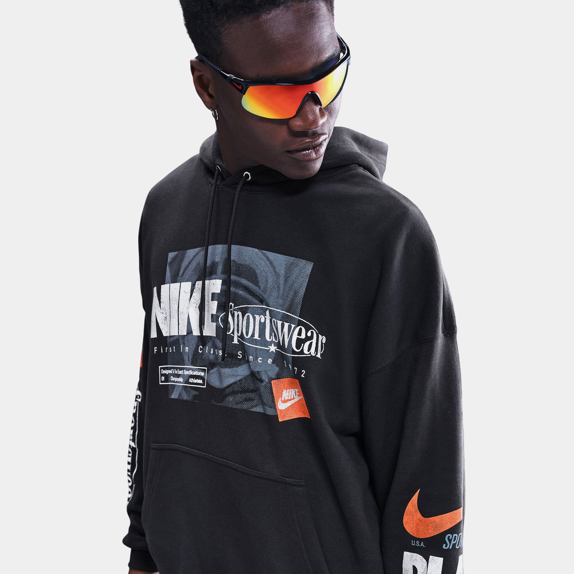 Nsw Club Oversized French Terry Pullover Mens Hoodie Nike оригінал – Купити в Україні – детальний вид - NIKE