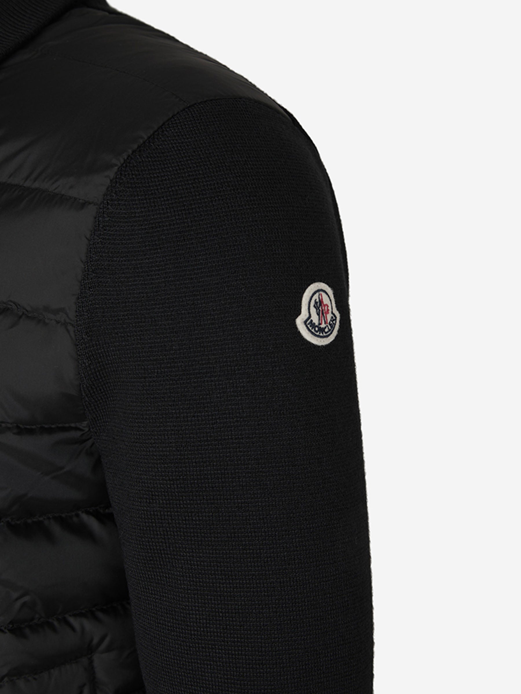Quilted Knit Cardigan Moncler оригінал – Купити в Україні – збільшений вид - MONCLER