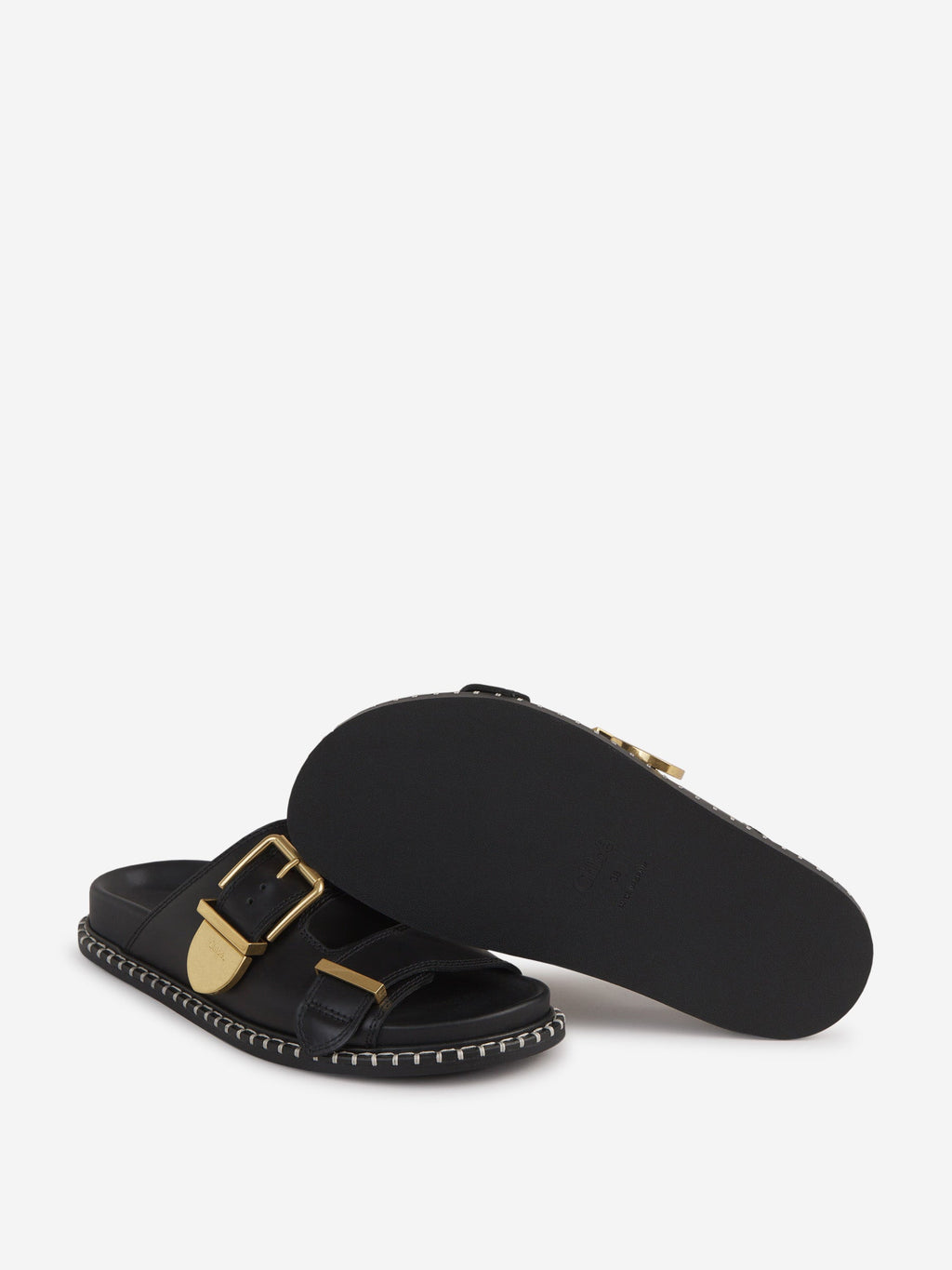 Buckles Leather Sandals Chloe – Гарантія оригінальності – збільшений вид