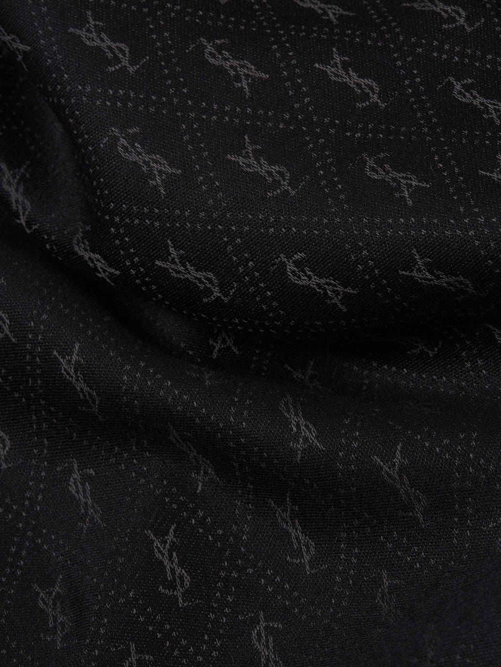 Monogram Jacquard Scarf Saint laurent – Гарантія оригінальності – збільшений вид