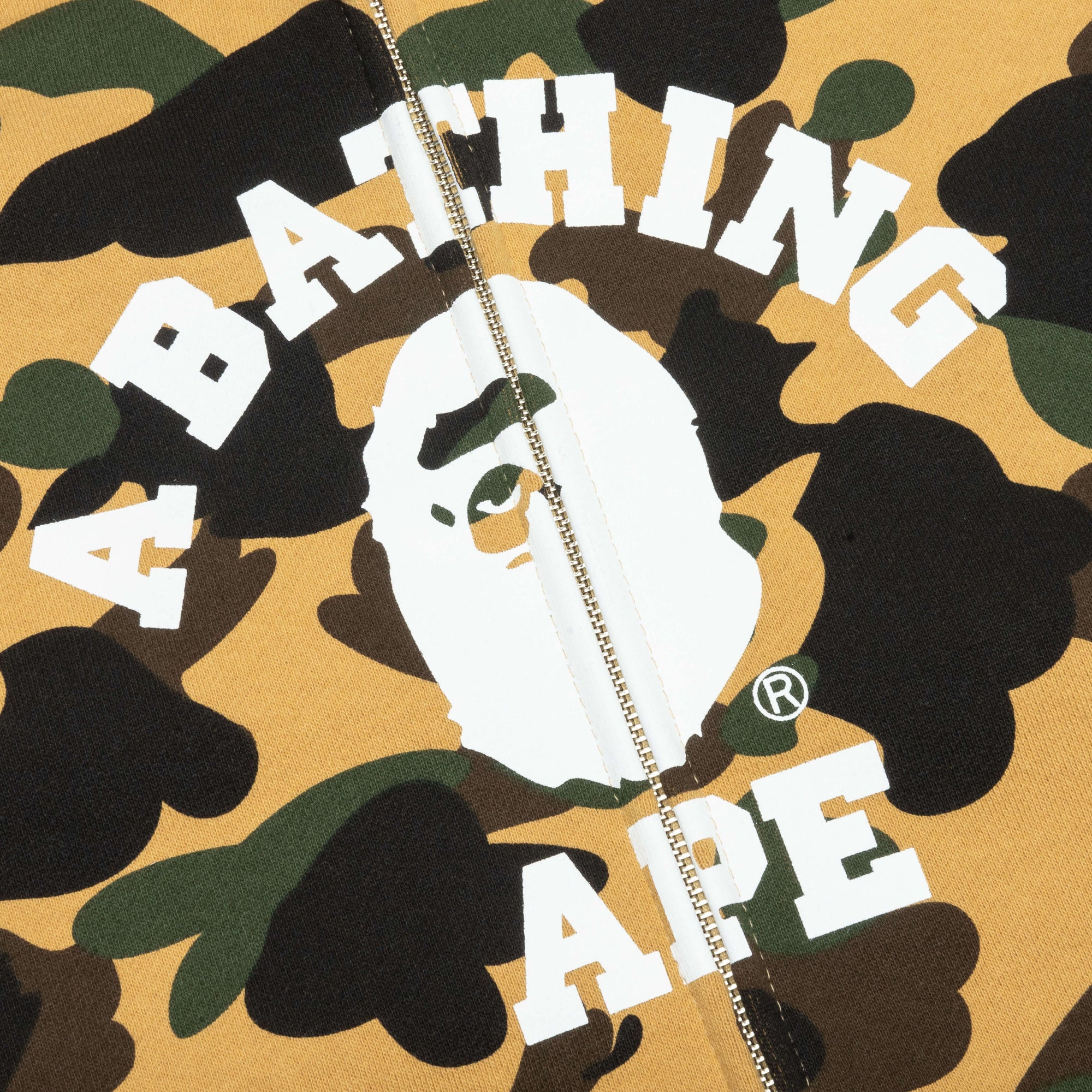 Оригінальна 1st Camo Crazy College Full Zip Hoodie A bathing ape – збільшений вид - A BATHING APE