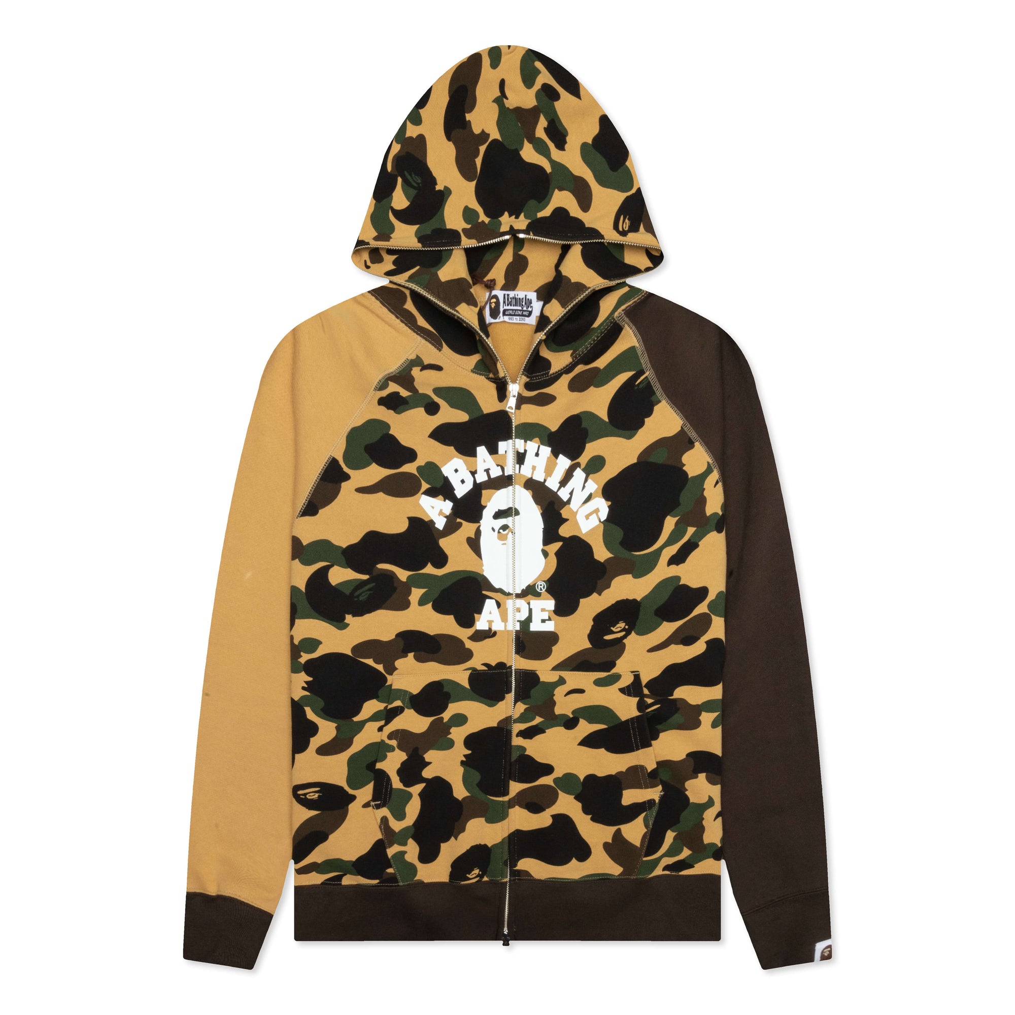 Оригінальна 1st Camo Crazy College Full Zip Hoodie A bathing ape – боковий вид - A BATHING APE