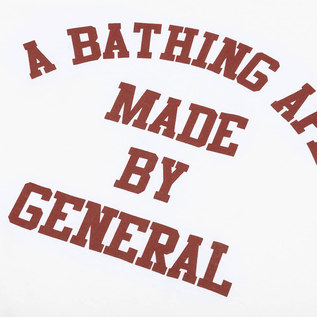 Оригінальна Lettered Tee M A bathing ape – детальний вид