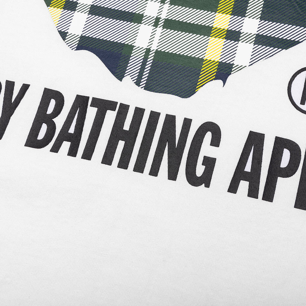 Оригінальна Check By Bathing Ape Tee White A bathing ape – збільшений вид