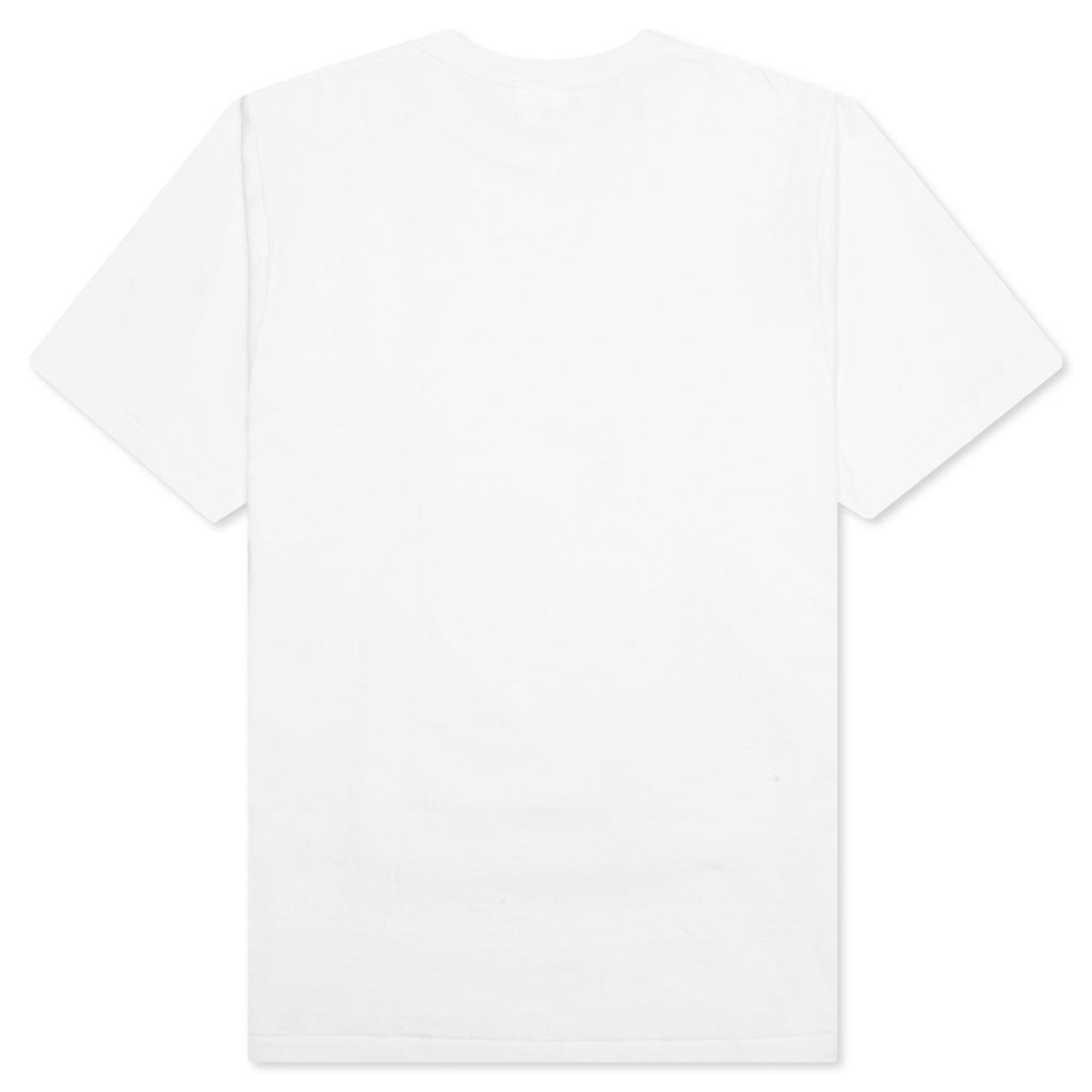 Оригінальна Electro Neon Tee White A bathing ape – вид ззаду