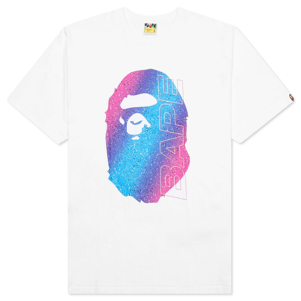 Оригінальна Electro Neon Tee White A bathing ape – боковий вид