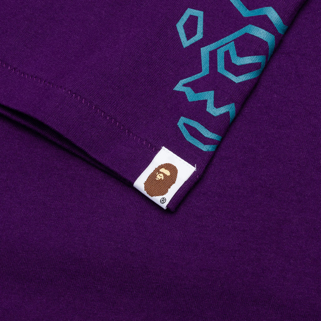 Football Tee Purple A bathing ape оригінал – Купити в Україні – збільшений вид