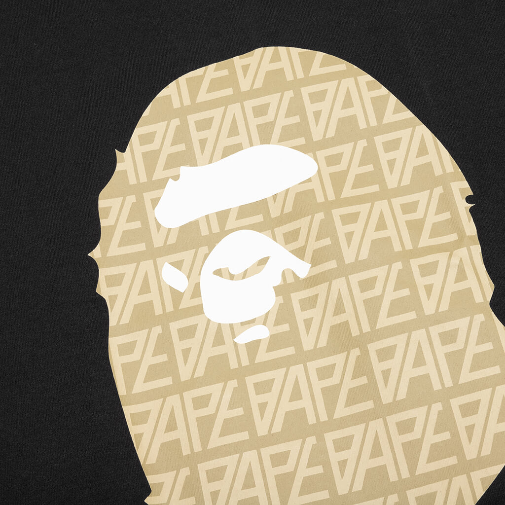 Logo Monogram By Bathing Ape Tee Black A bathing ape оригінал – Купити в Україні – детальний вид