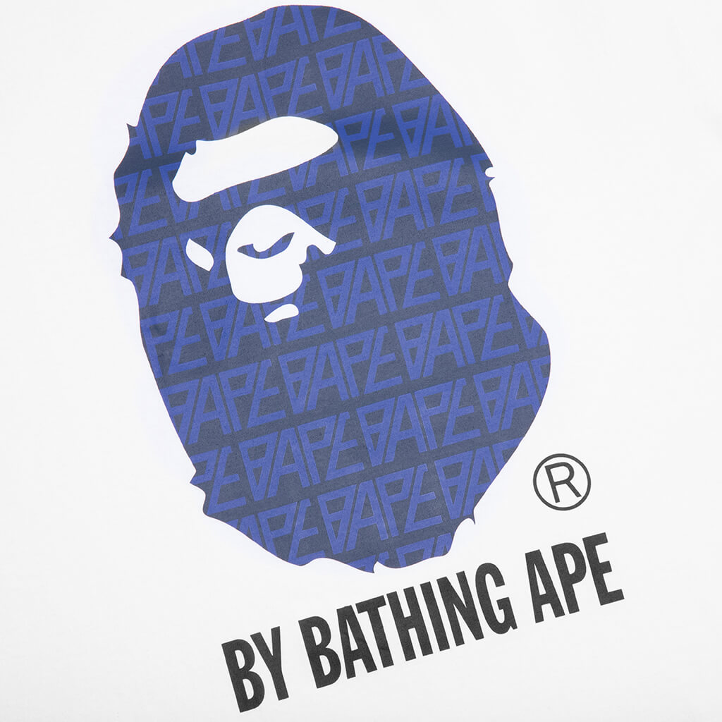 Logo Monogram By Bathing Ape Tee White A bathing ape оригінал – Купити в Україні – детальний вид