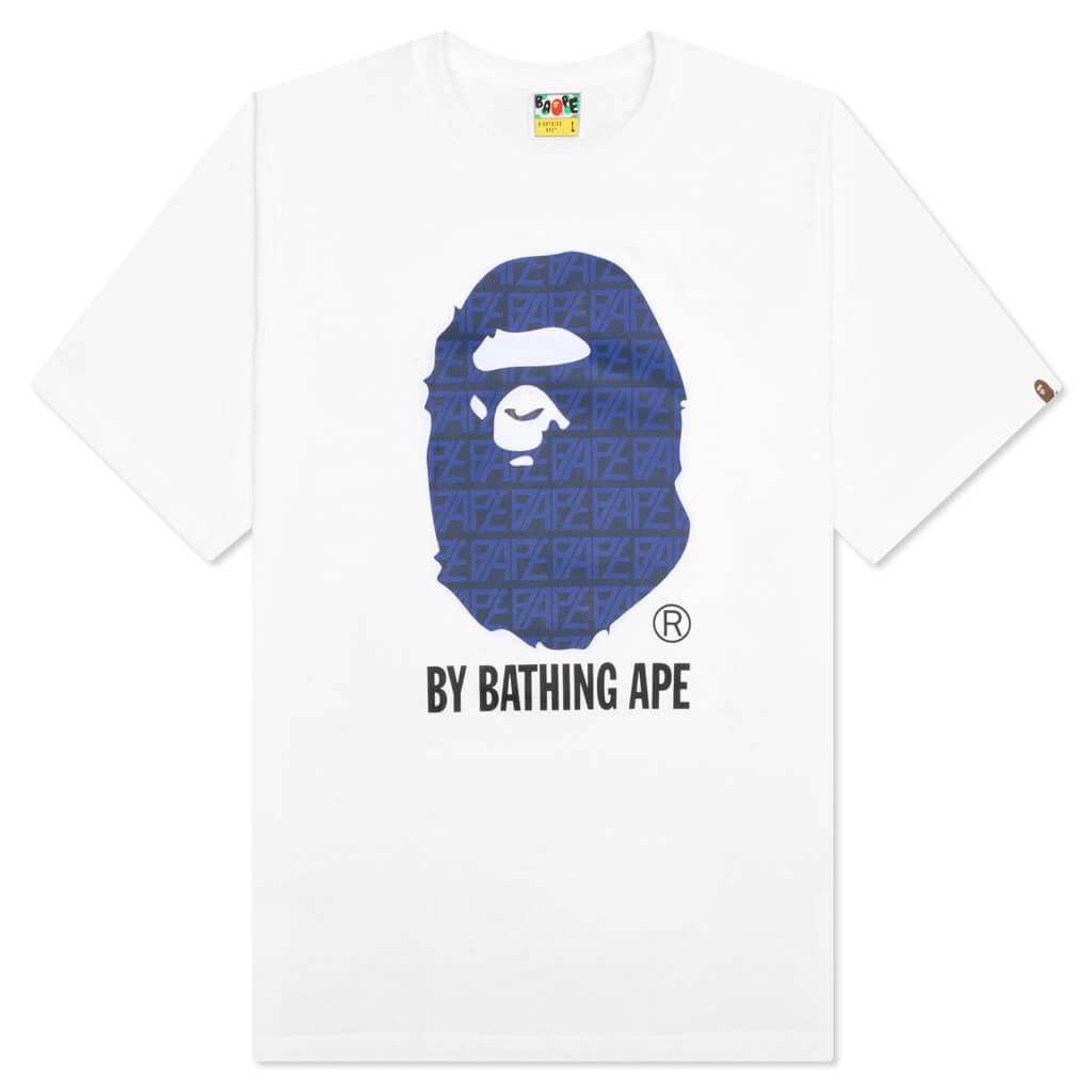 Logo Monogram By Bathing Ape Tee White A bathing ape оригінал – Купити в Україні – боковий вид