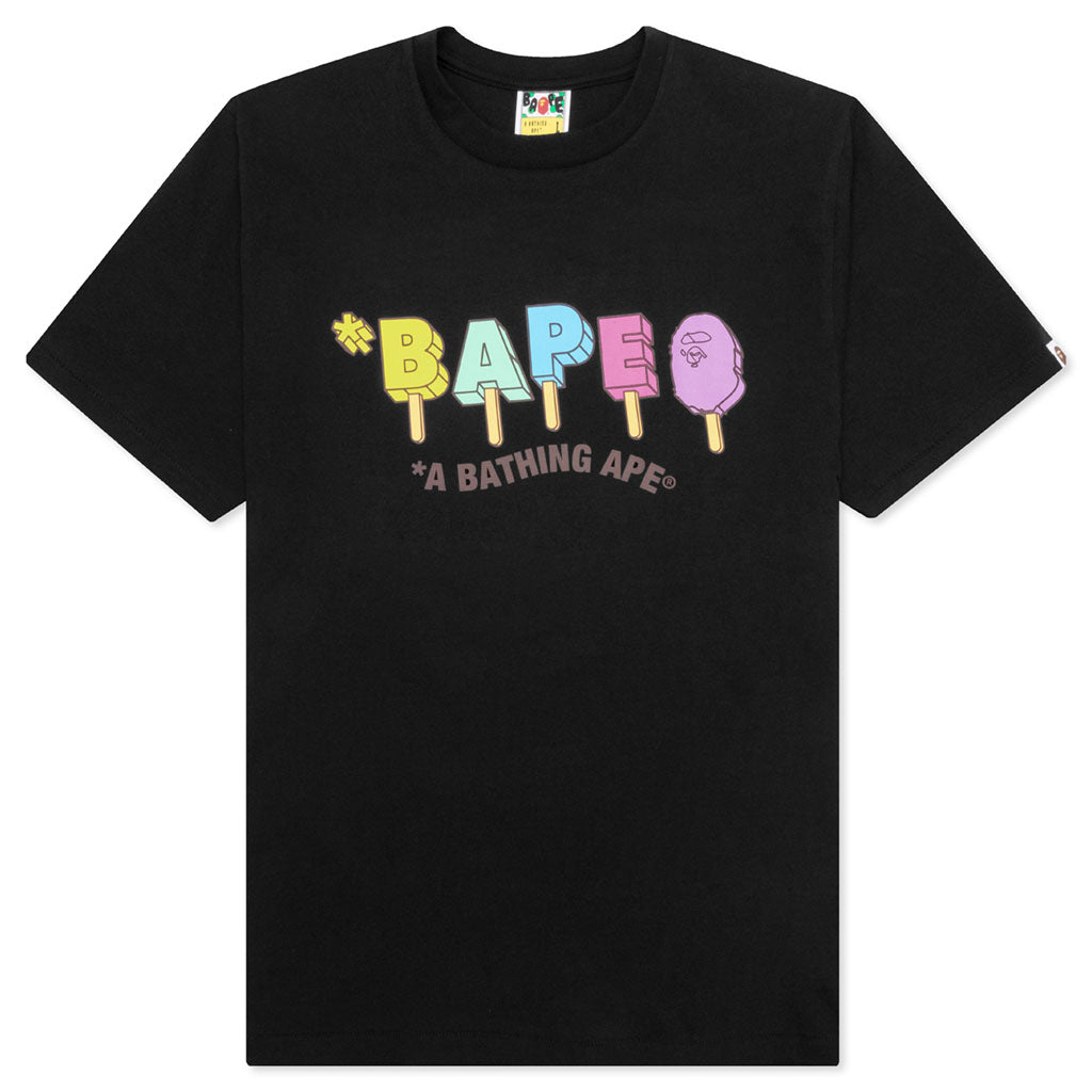 Popsicle Tee Black A bathing ape оригінал – Купити в Україні – боковий вид