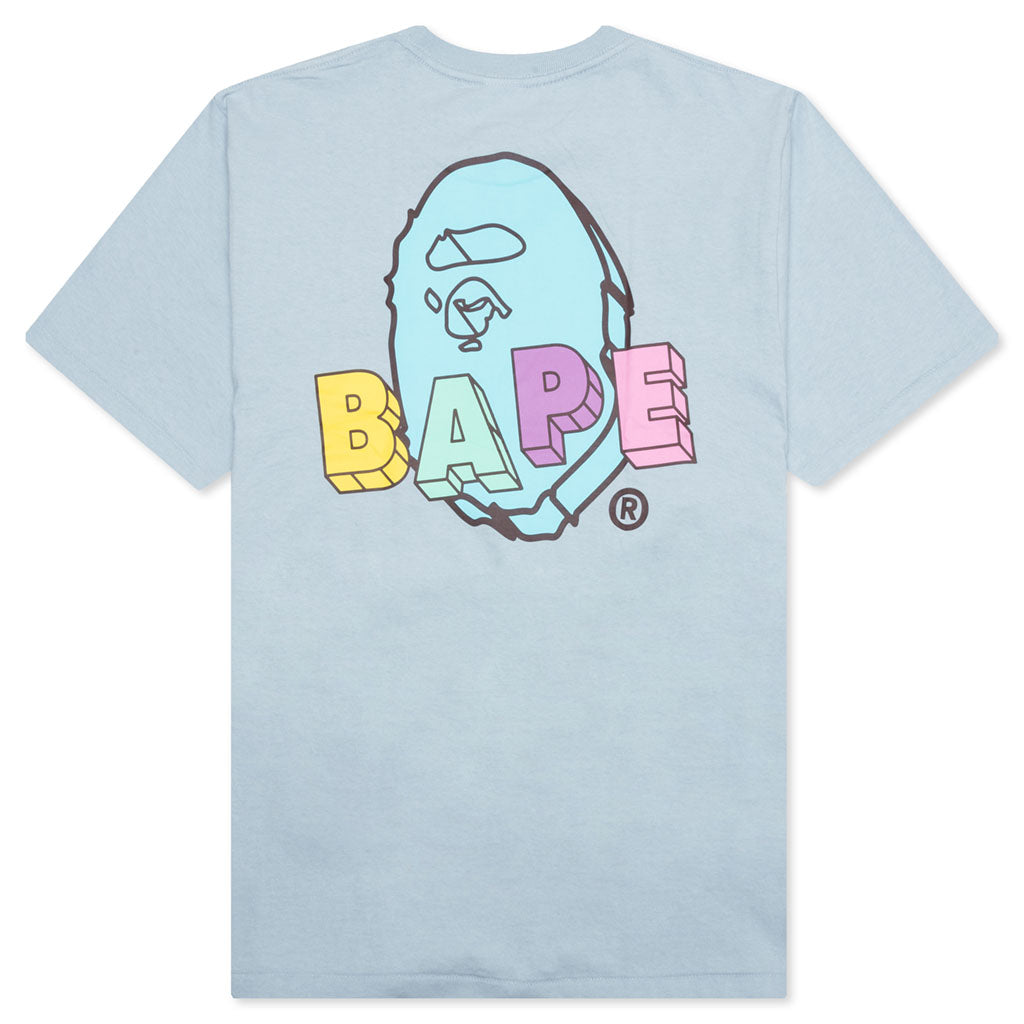 Оригінальна Popsicle Tee Blue A bathing ape – вид ззаду