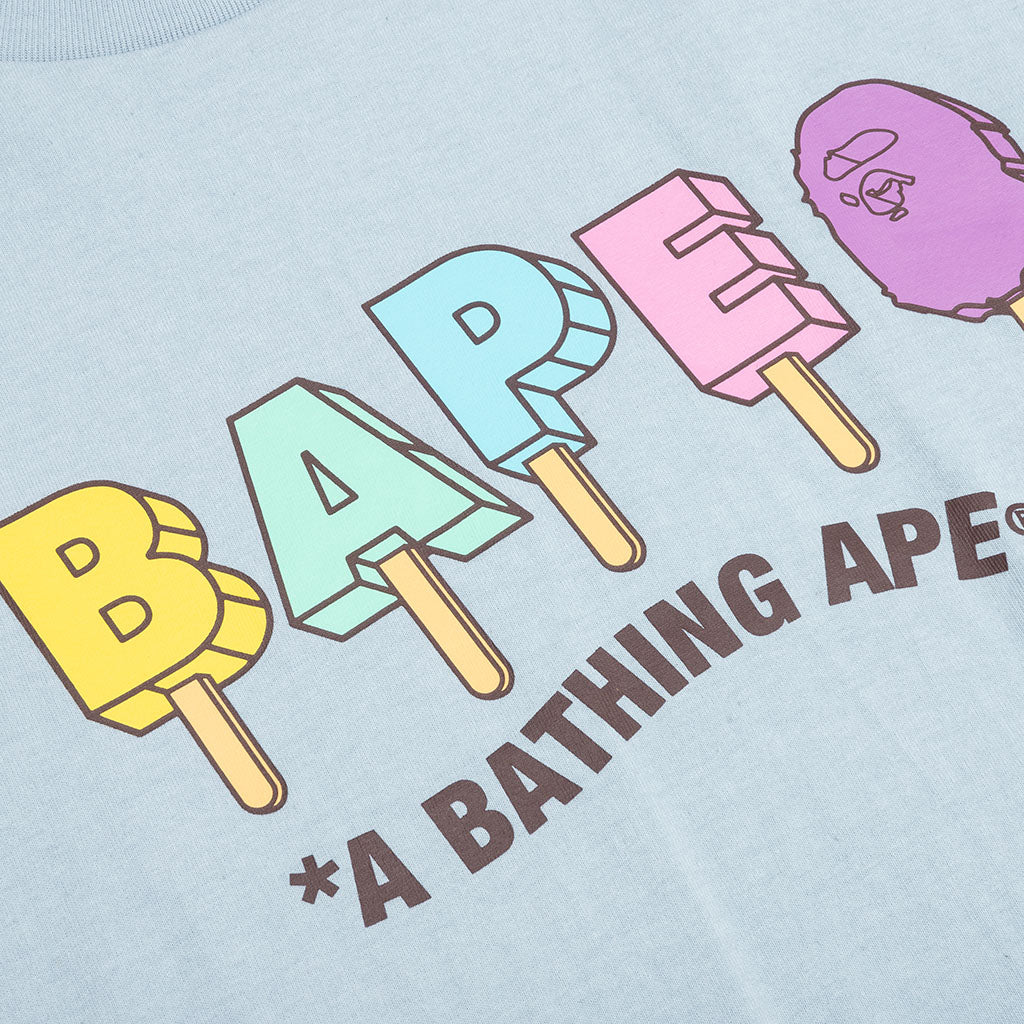 Оригінальна Popsicle Tee Blue A bathing ape – детальний вид