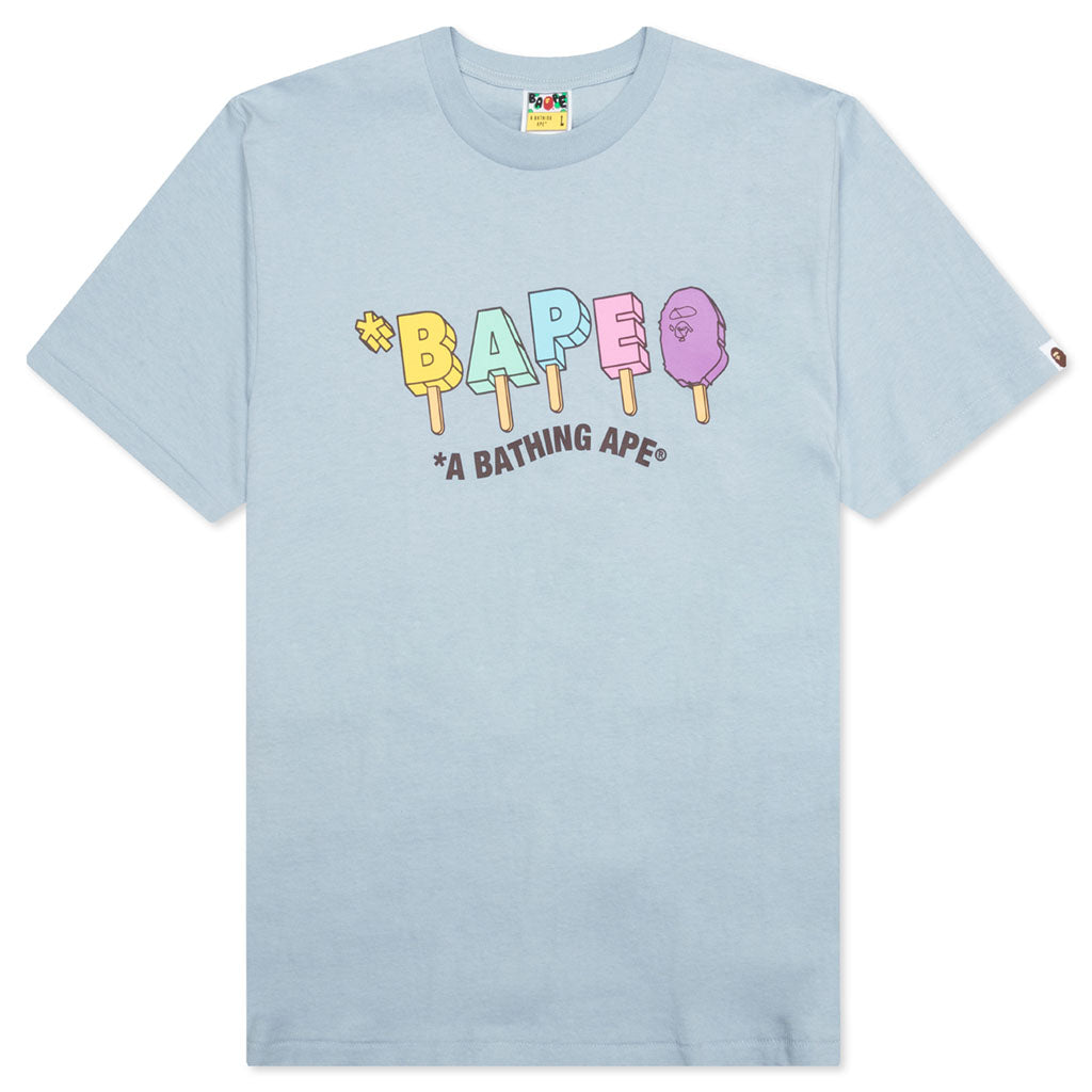 Оригінальна Popsicle Tee Blue A bathing ape – боковий вид