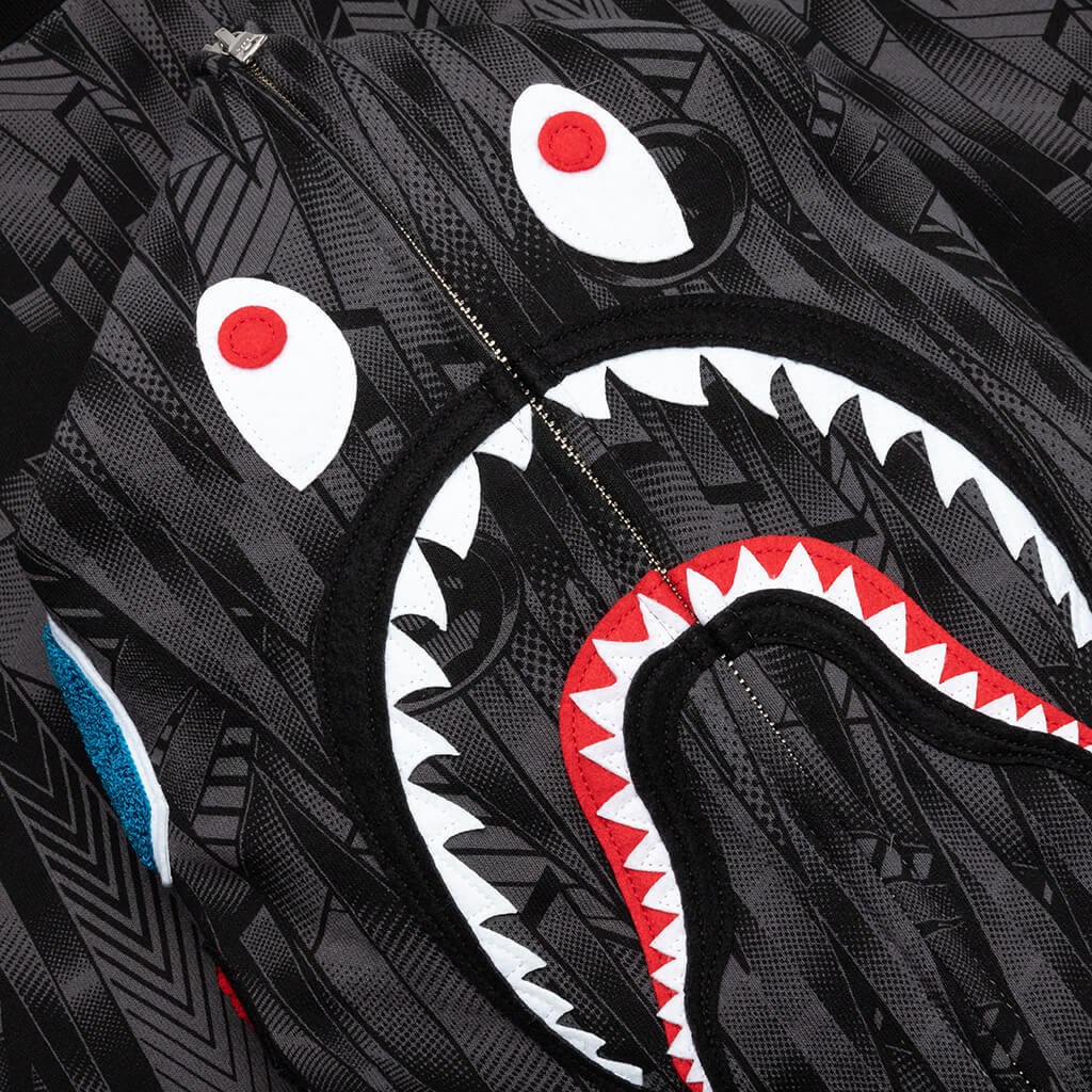 Speed Racer Shark Full Zip Hoodie Black A bathing ape – Гарантія оригінальності – детальний вид