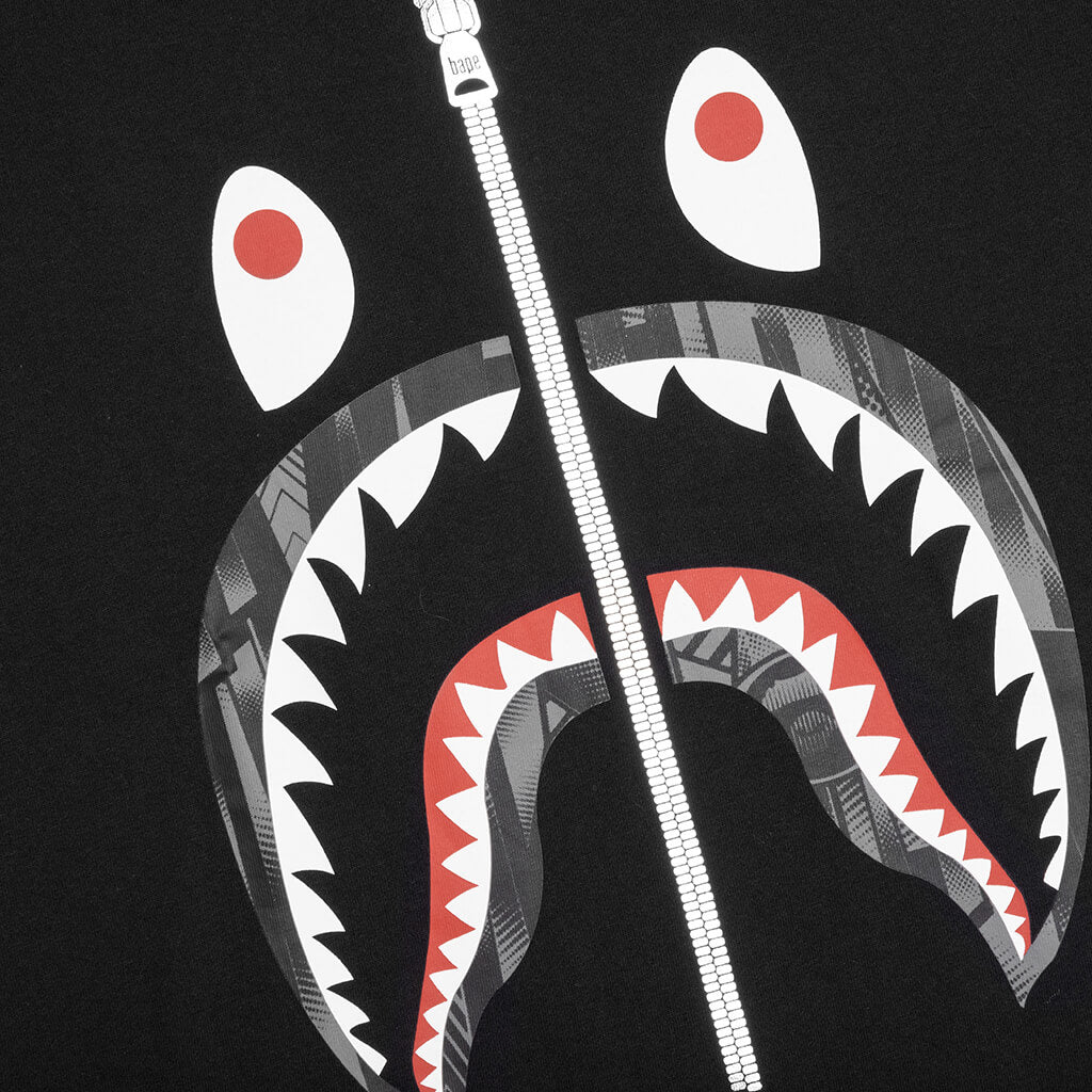 Оригінальна Speed Racer Shark Tee Black A bathing ape – детальний вид